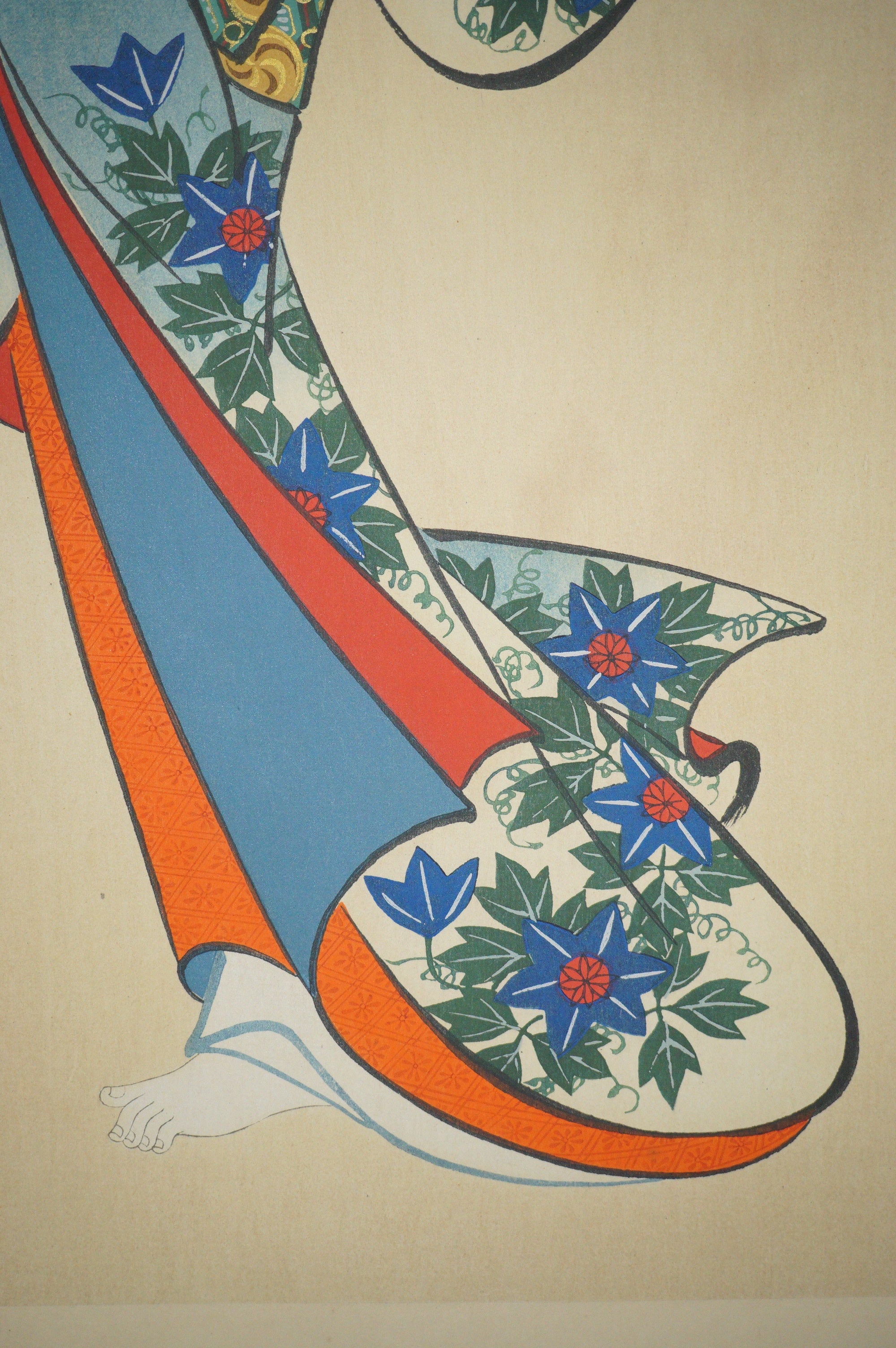 High Quality Binjinga Woodblockprint by Kaigetsudo Vintage Recarved Edition 0622D5