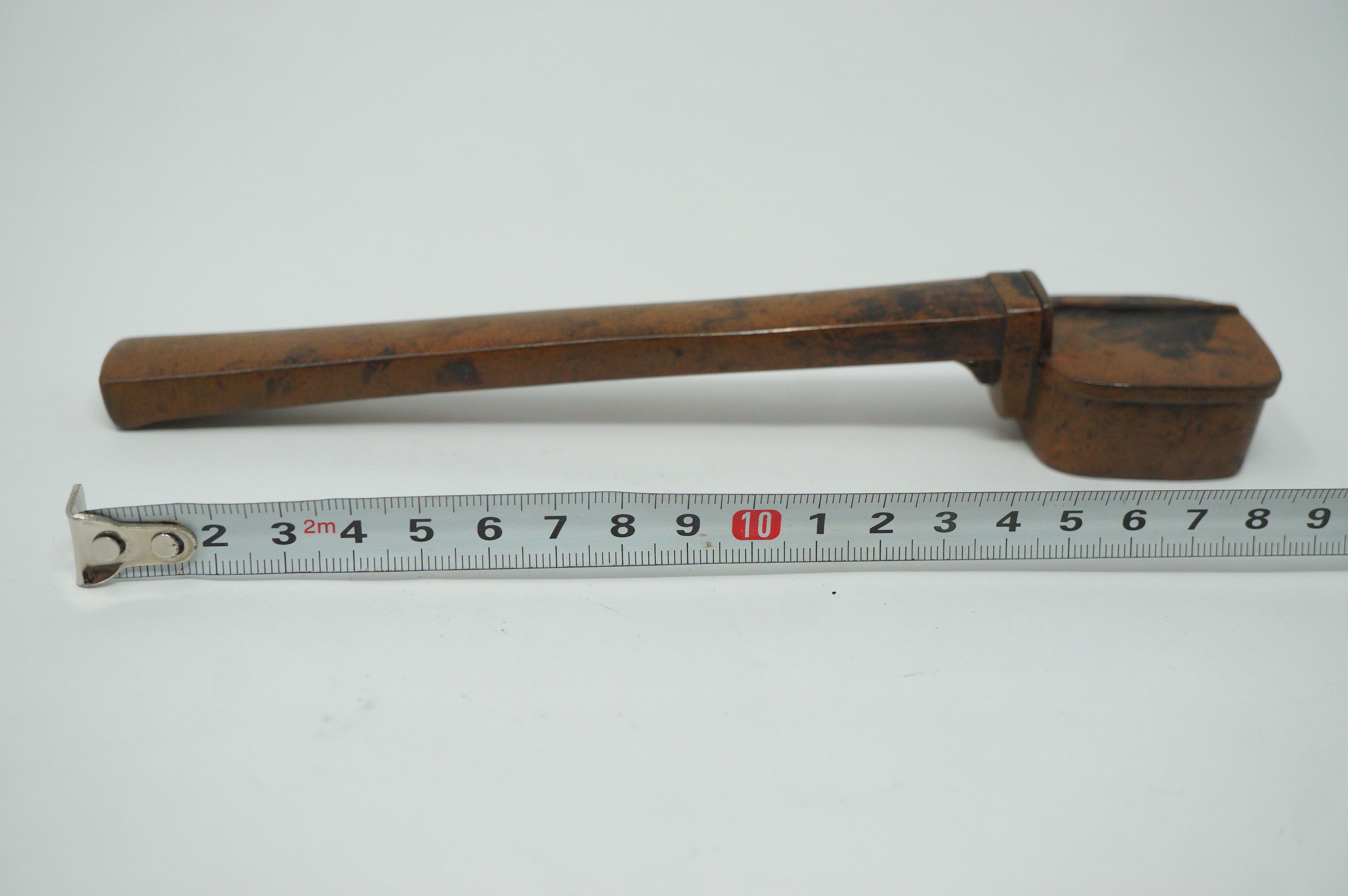 Japanese Portable Calligraphy Ink Container Antique Yatate made of Copper 0930F6
