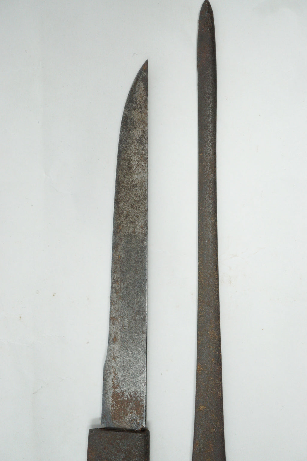 Japanese Kogai & Kozuka Knife Set Original Antique Sword Accessory with Signed Blade 0416F7