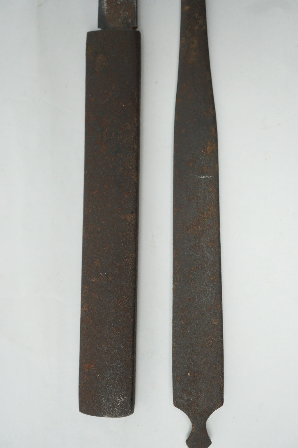 Japanese Kogai & Kozuka Knife Set Original Antique Sword Accessory with Signed Blade 0416F7