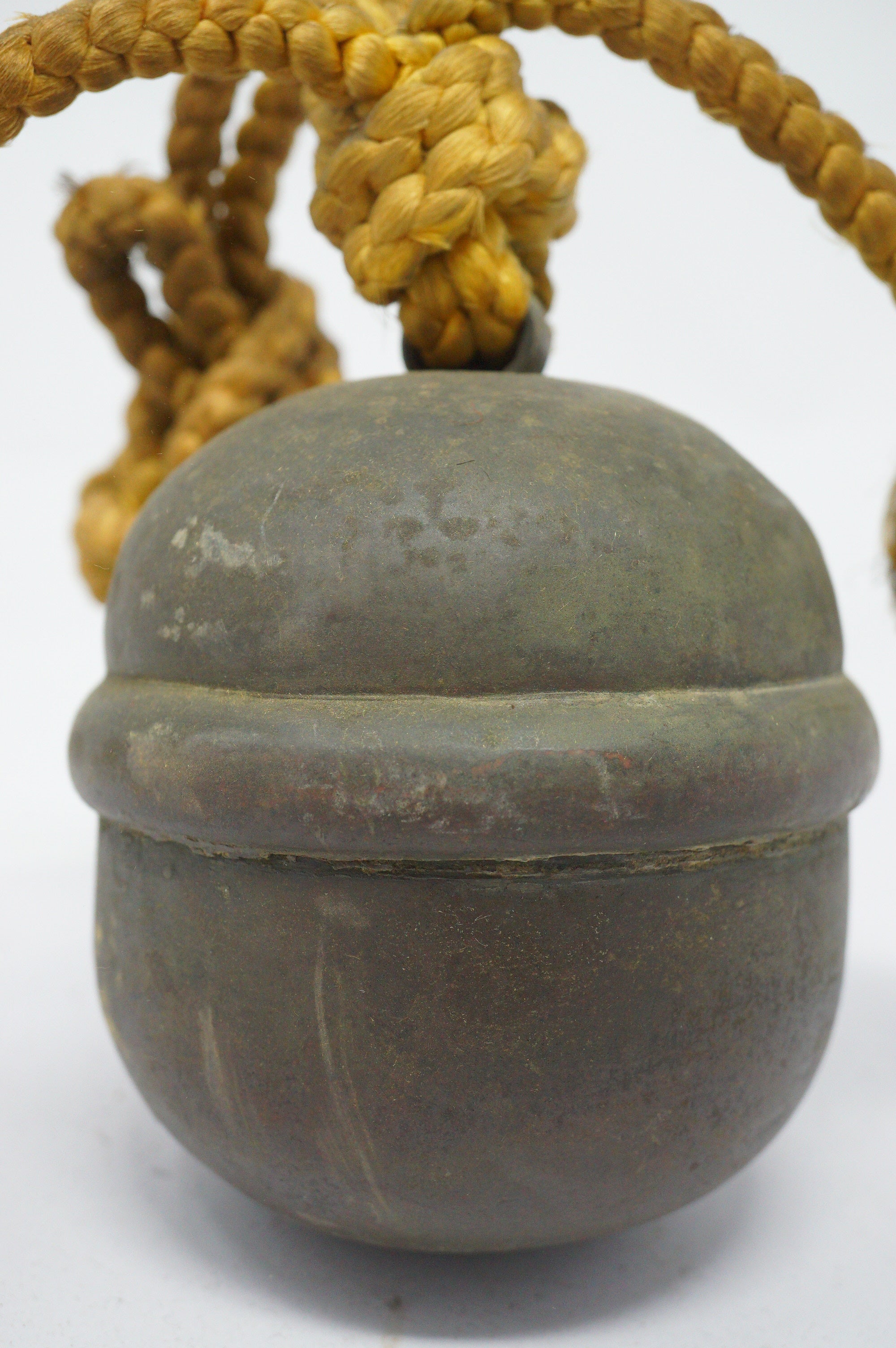 Japanische Shinto-Glocke Suzu, religiöse Tempelglocke, Original aus Japan 1006D6