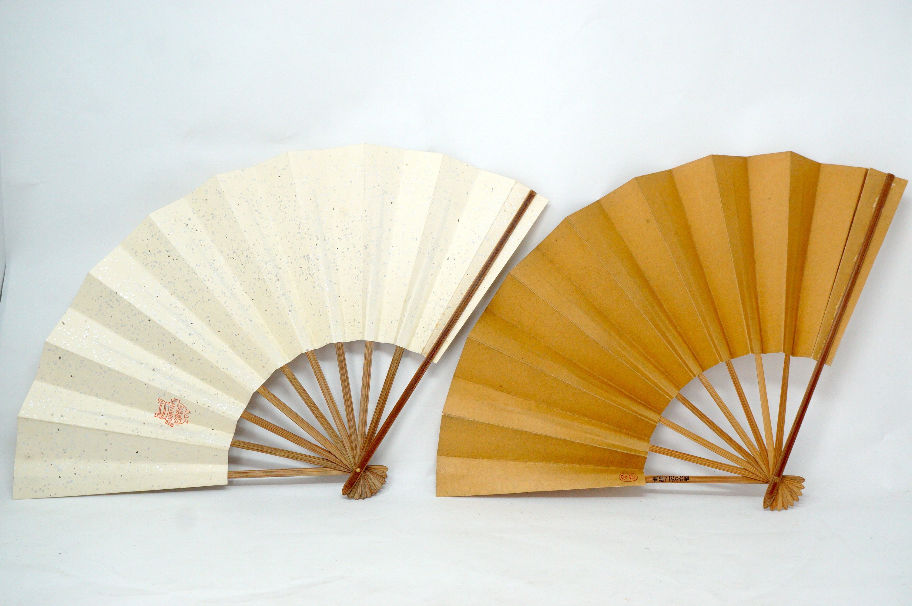 Japanische Sensu Faltfächer-Kollektion x10 Vintage Original 扇子 aus Japan 1127D6
