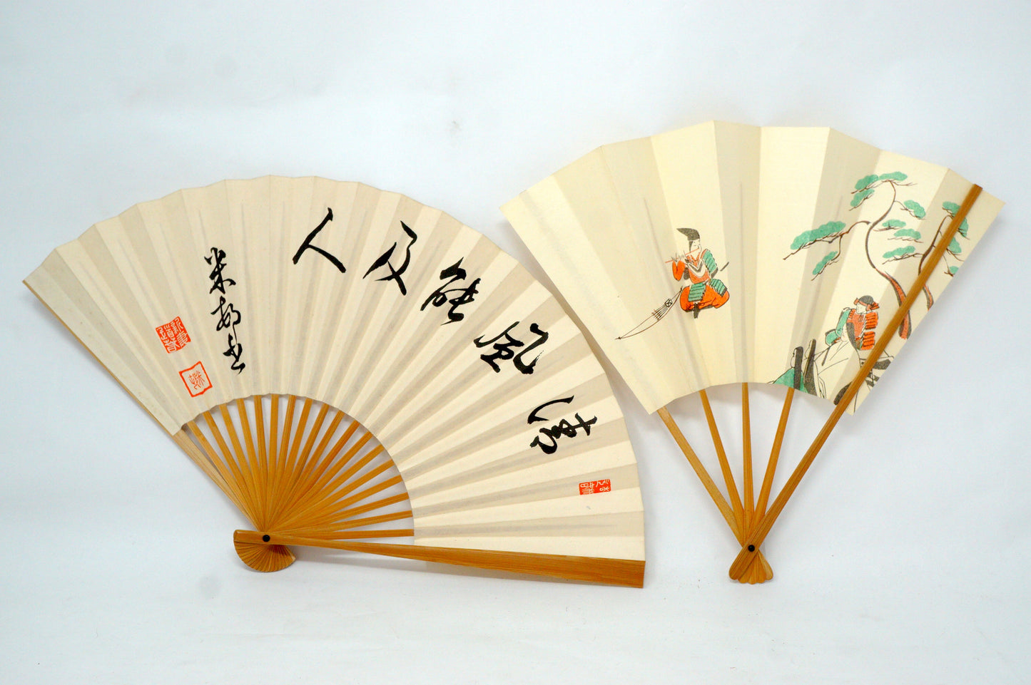 Japanese Sensu Folding Fan Collection x10 Vintage Original 扇子 from Japan 1127D6