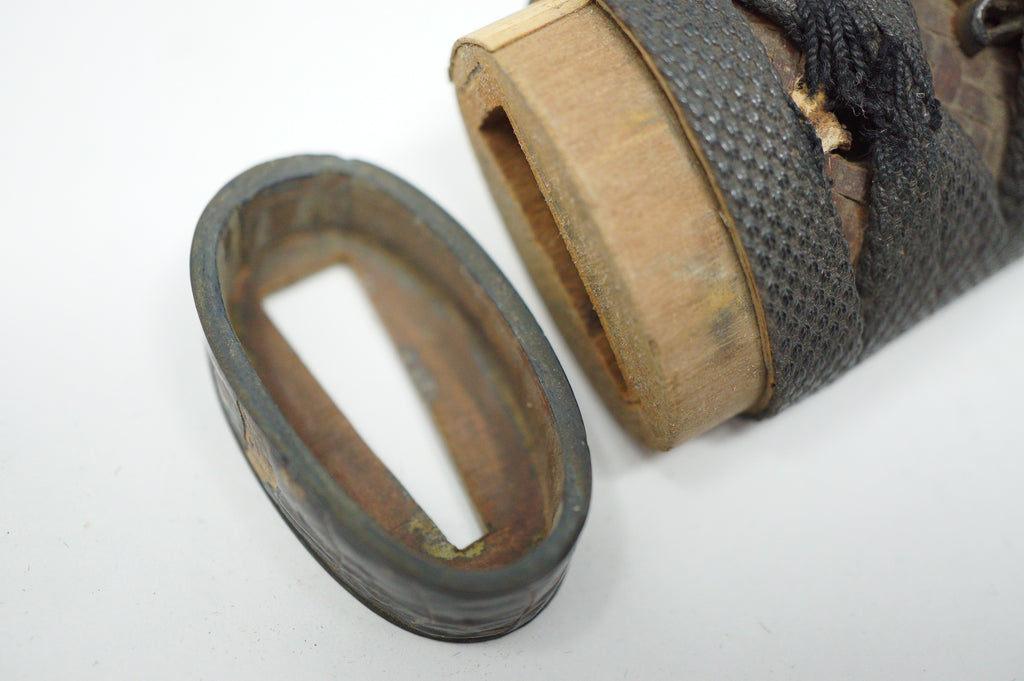 Japanese Tanto - Knifehandle Original Antique Tsuka Complete from Japan 1214D7