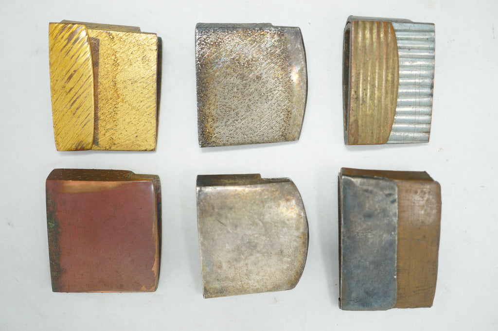 Japanese Habaki Collection x6 High Quality Katana Sword Fittings incl. Gold & Silver 0530E7