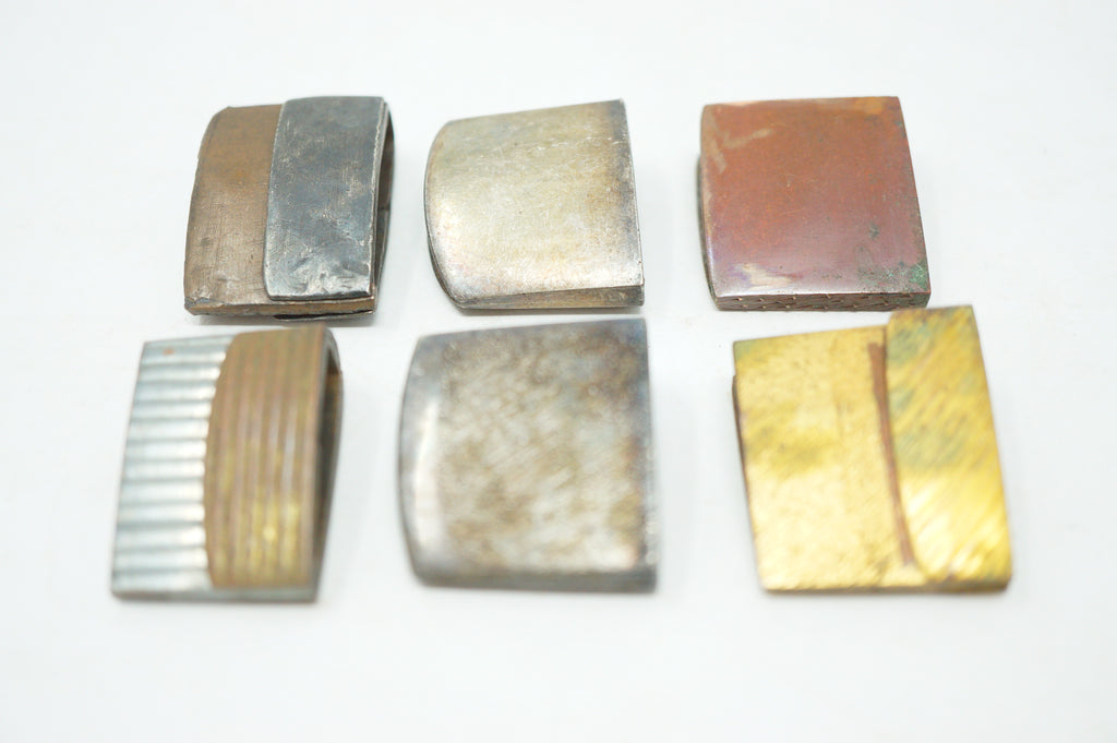 Japanese Habaki Collection x6 High Quality Katana Sword Fittings incl. Gold & Silver 0530E7