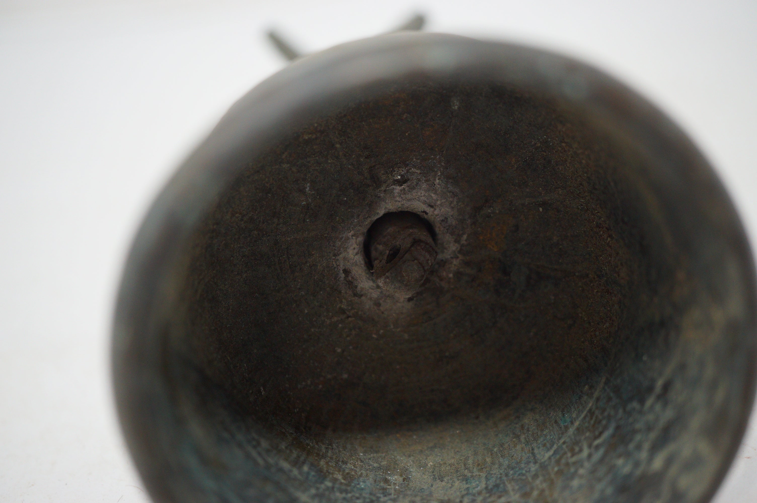 Japanische Teezeremonie-Glocke, antikes Original aus Japan 0914D8