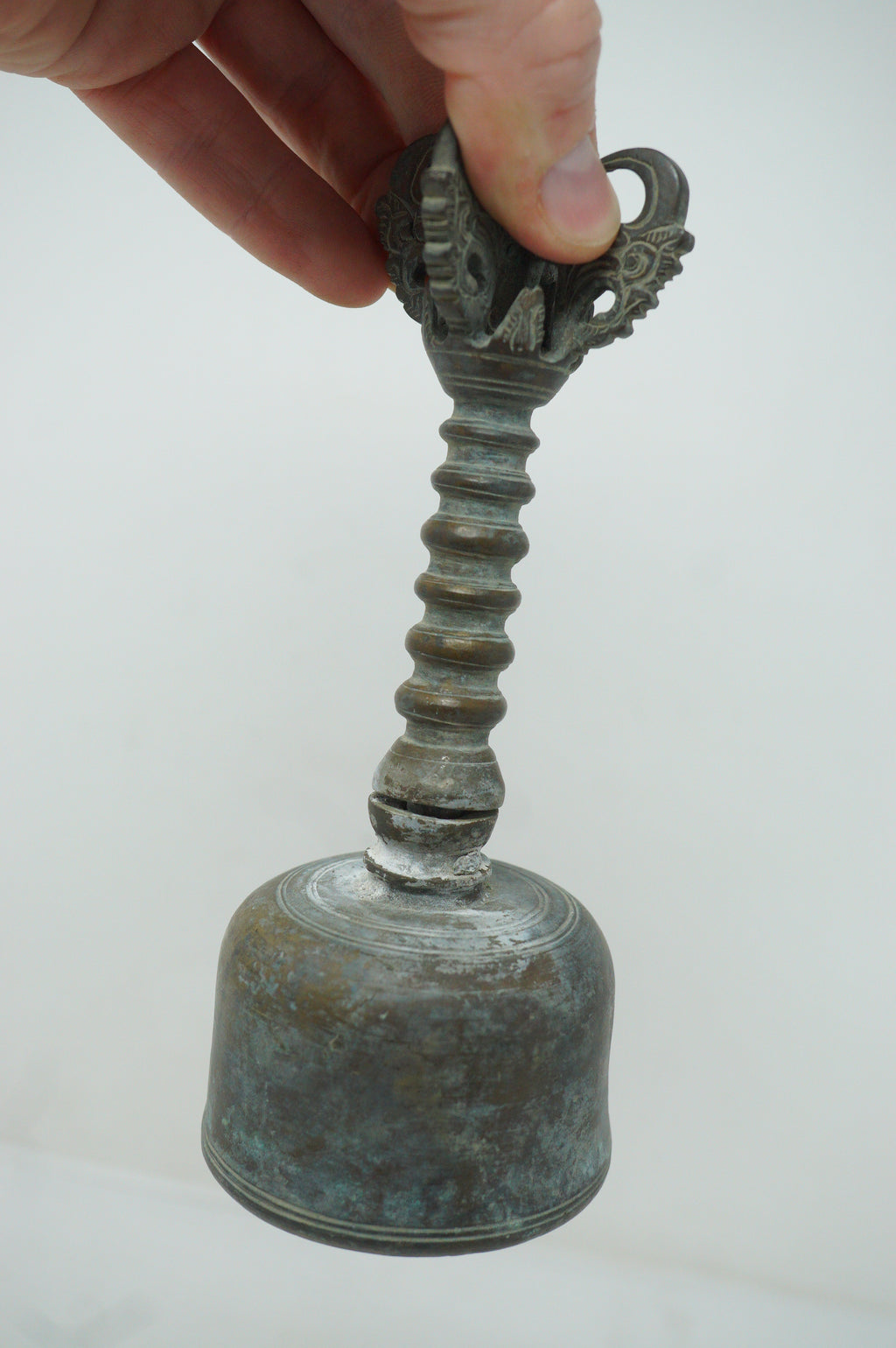 Japanische Teezeremonie-Glocke, antikes Original aus Japan 0914D8