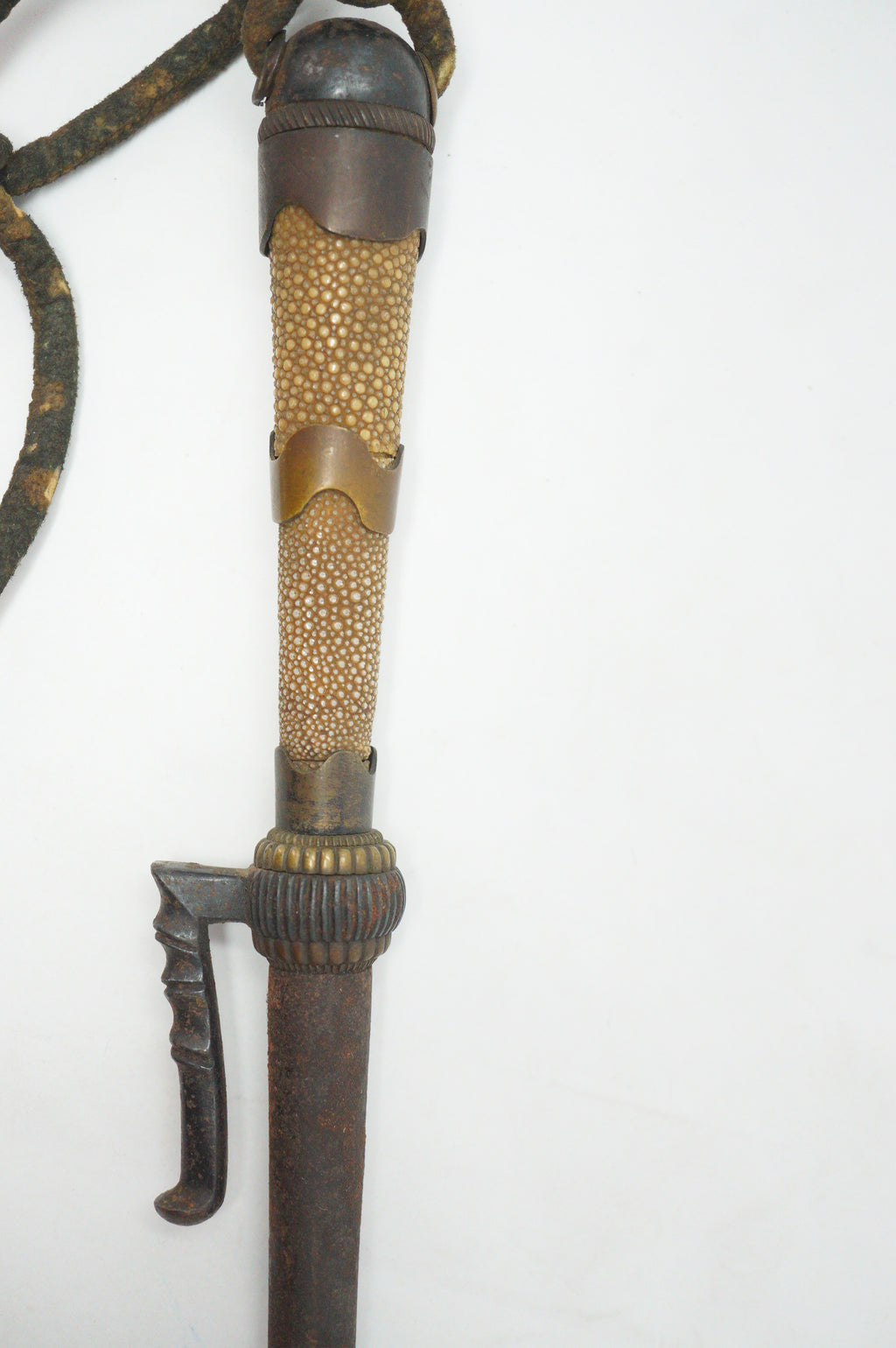 Antique Japanese Police Patrol Jitte Stick Edo-Meiji Period 1030D7
