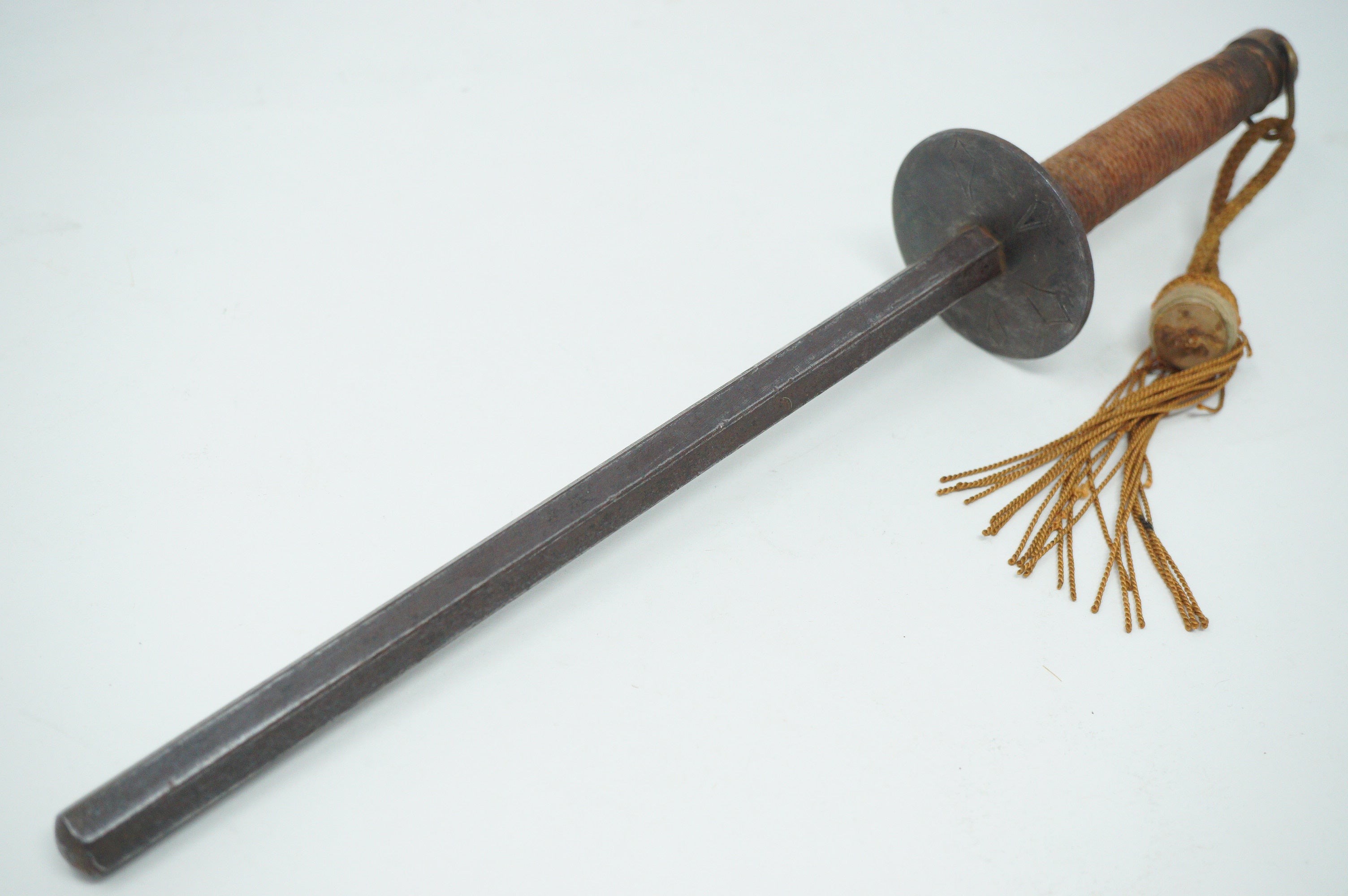 Antique Japanese Police Patrol Stick Edo-Period 0602D7