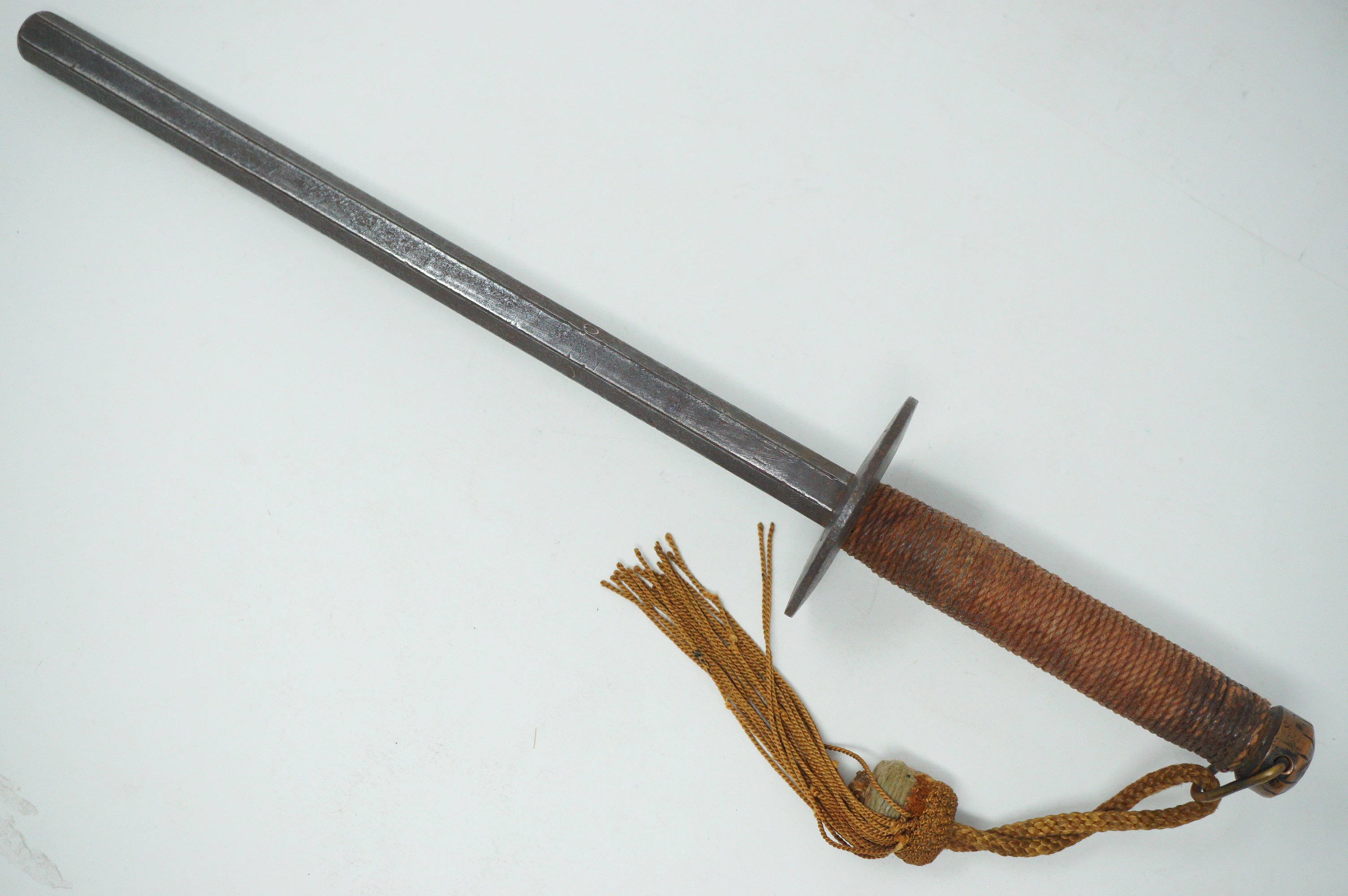 Antique Japanese Police Patrol Stick Edo-Period 0602D7