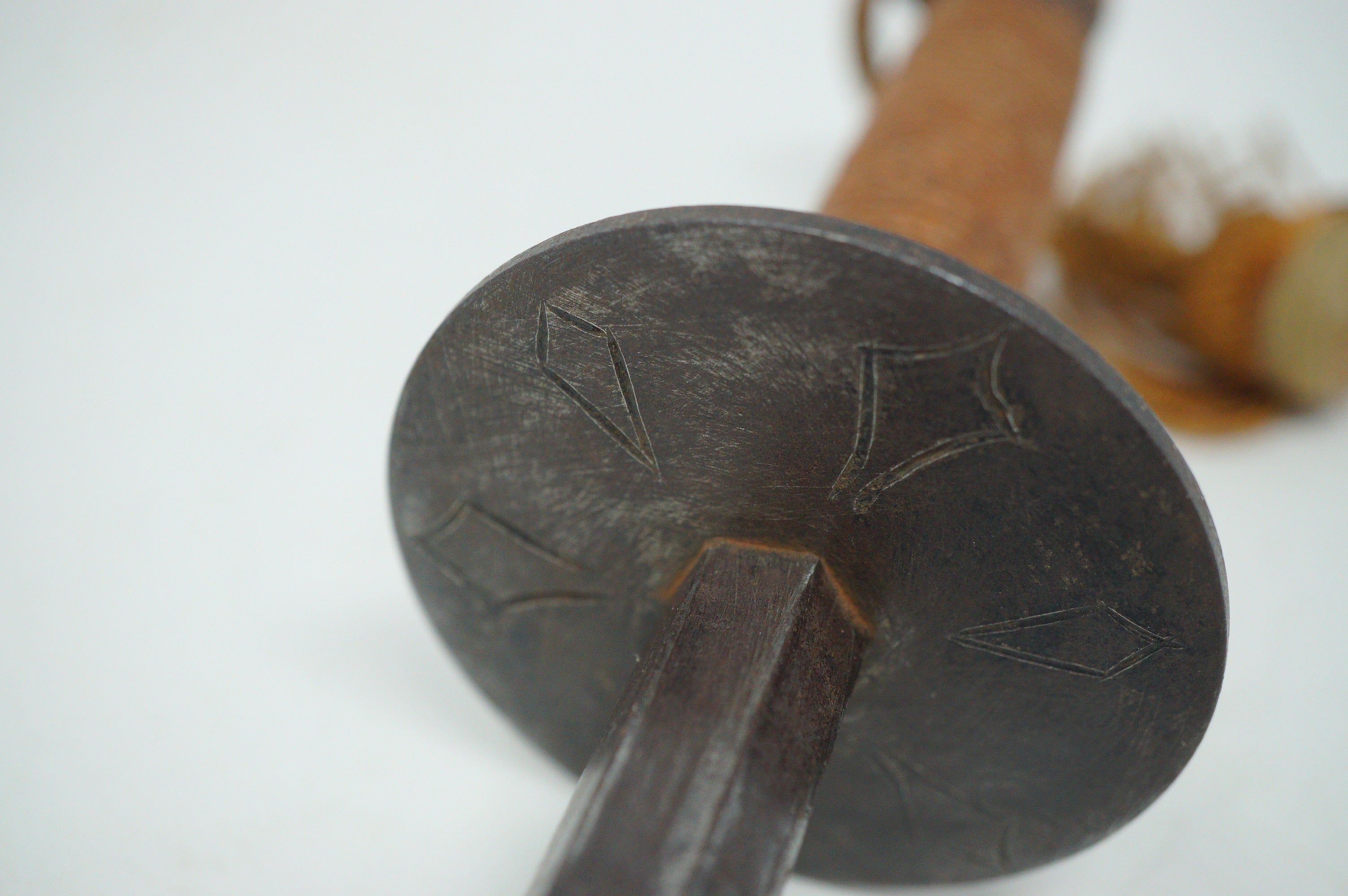 Antique Japanese Police Patrol Stick Edo-Period 0602D7