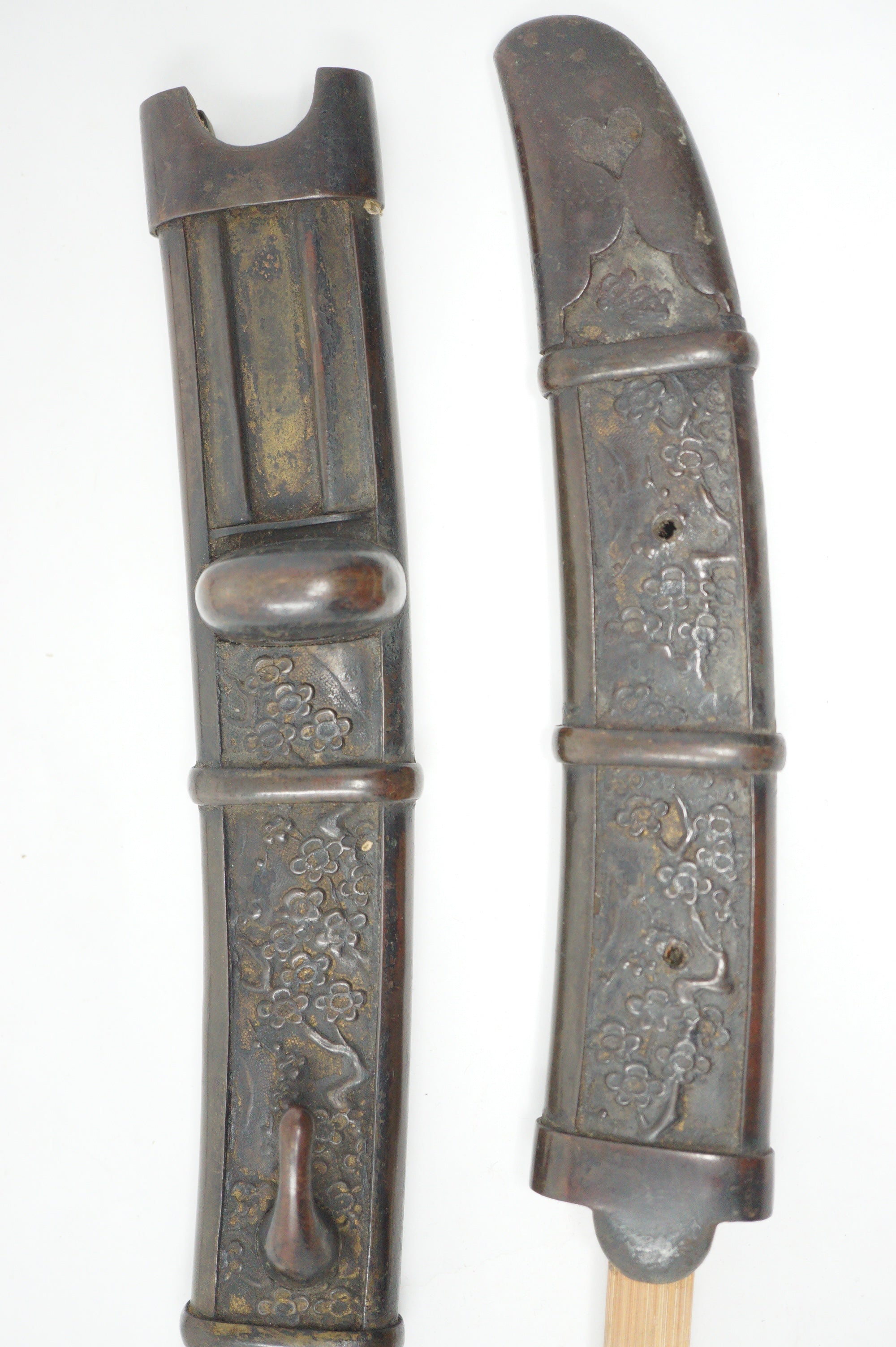Japanese Tanto & Tachi Daisho Decoration Sword Set Edo-Meiji Originals from Japan 0331G7