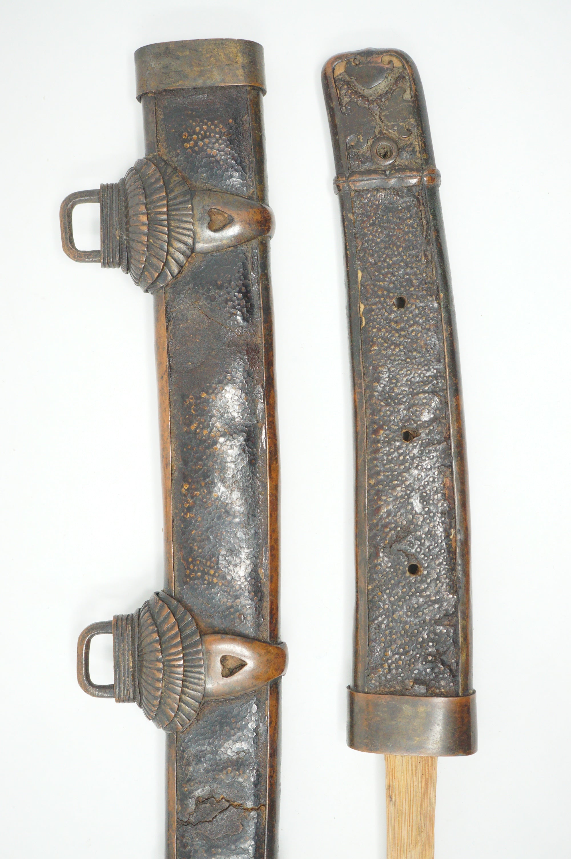 Japanese Tanto & Tachi Daisho Decoration Sword Set Edo-Meiji Originals from Japan 0331G7