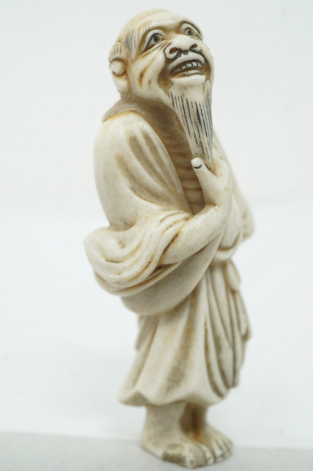 Japanese Ceramic Netsuke Hirado Original Yakimono Sagemono from Japan 0428G7
