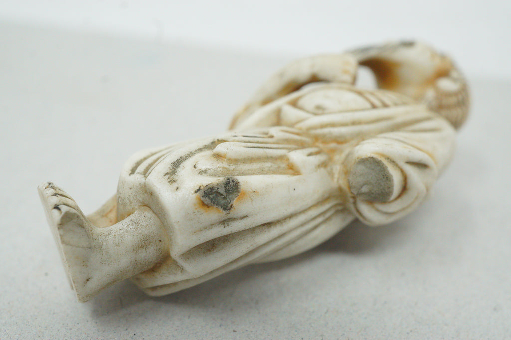 Japanese Ceramic Netsuke Hirado Original Yakimono Sagemono from Japan 0428G7
