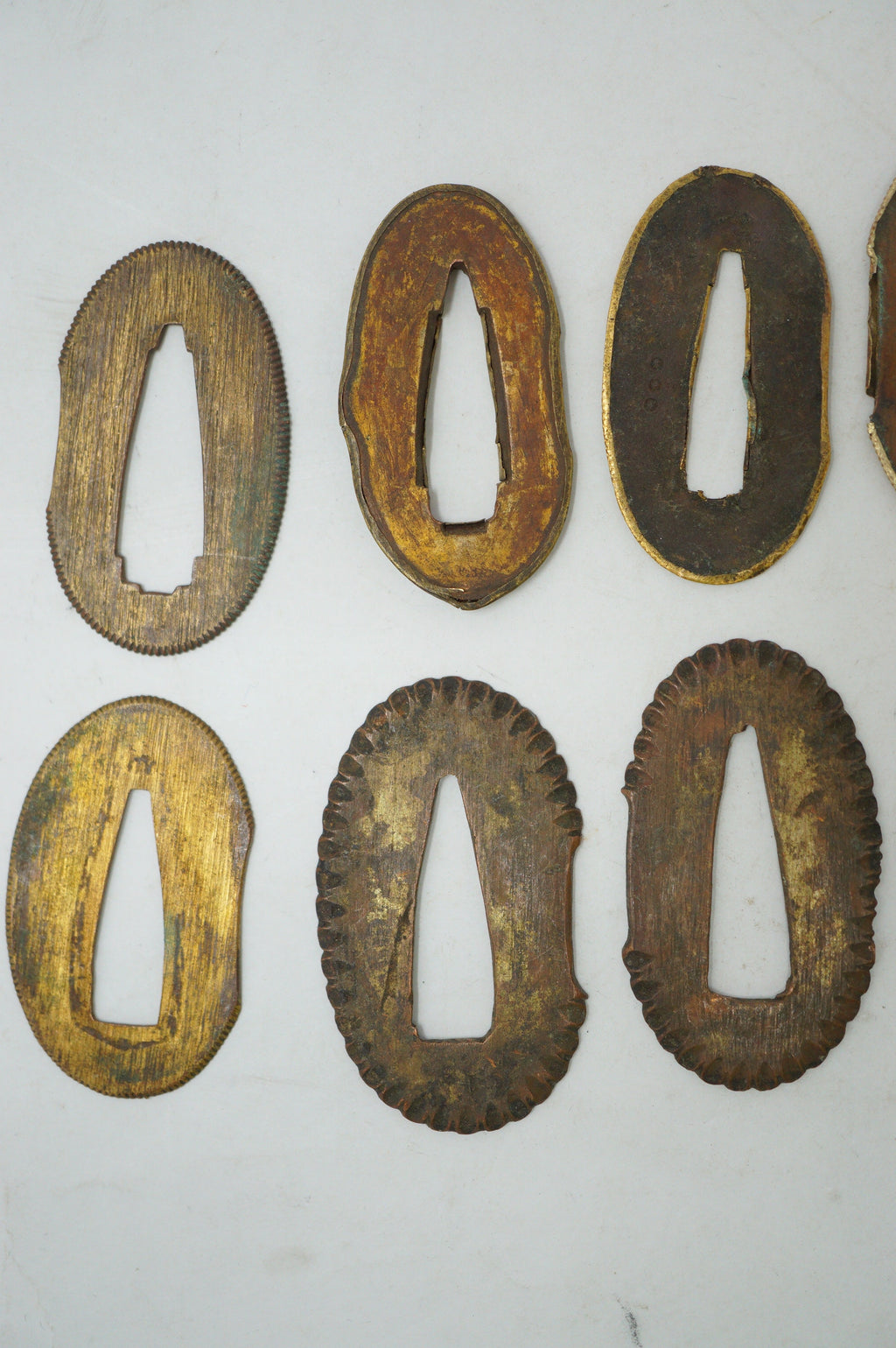 Japanese Seppa Washer Collection 15 Original Sword Fittings from Japan 0530E8