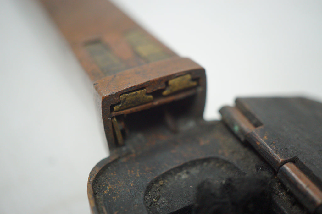 Antique Japanese Yatate Set – Portable Calligraphy Tool with Brush, Ruler, Inkwell etc. 0629G8