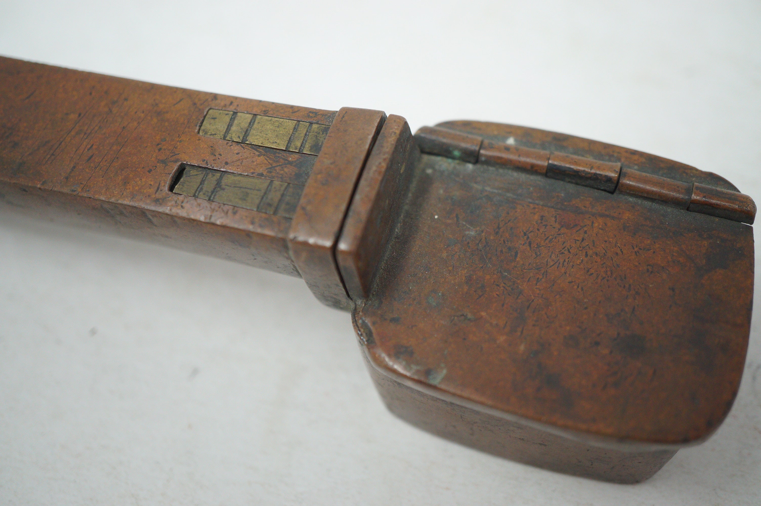 Antique Japanese Yatate Set – Portable Calligraphy Tool with Brush, Ruler, Inkwell etc. 0629G8