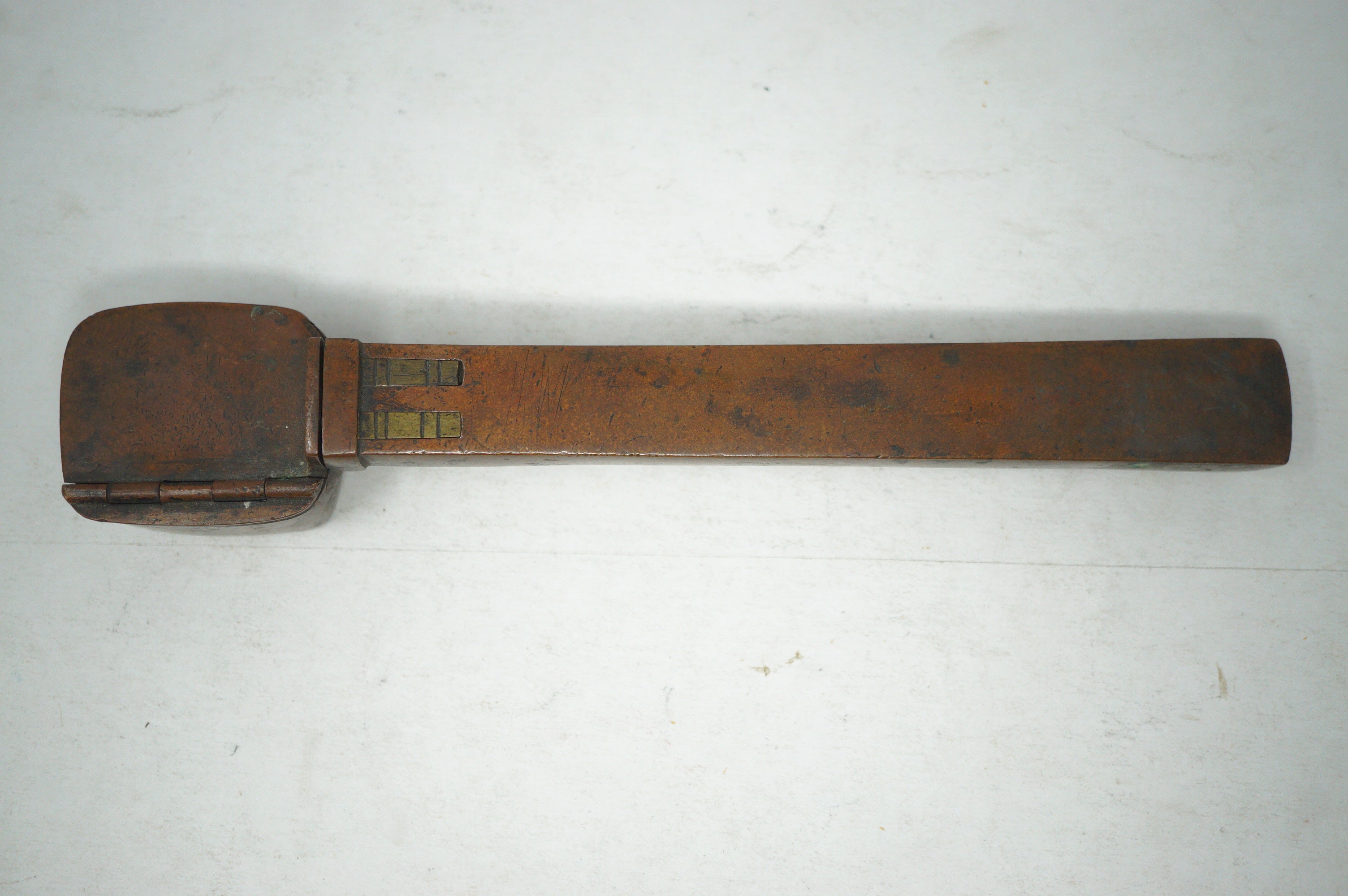 Antique Japanese Yatate Set – Portable Calligraphy Tool with Brush, Ruler, Inkwell etc. 0629G8