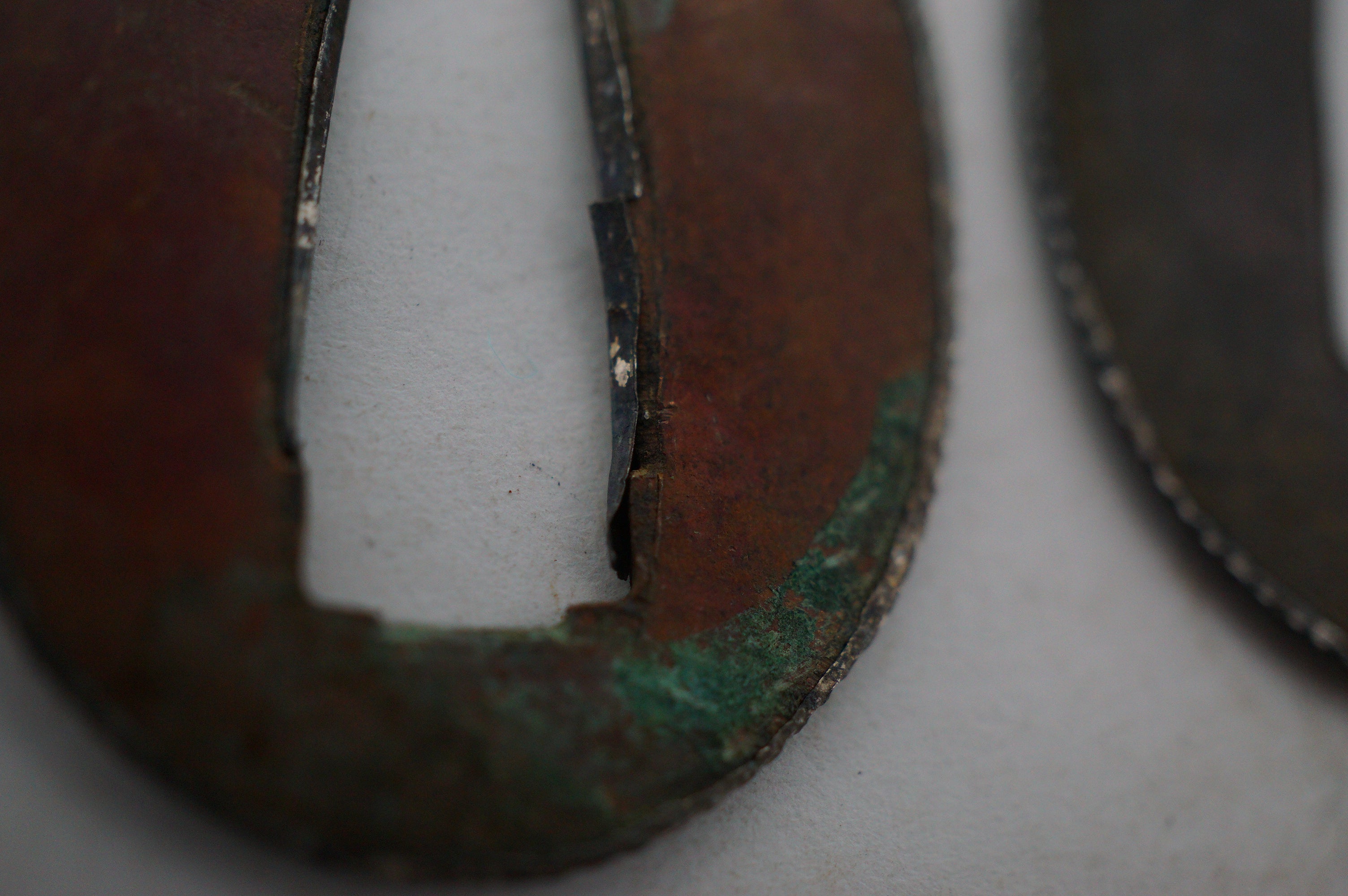 Japanese Seppa-Washer Collection x10 Antique Original Sword Parts from Japan 0212F8