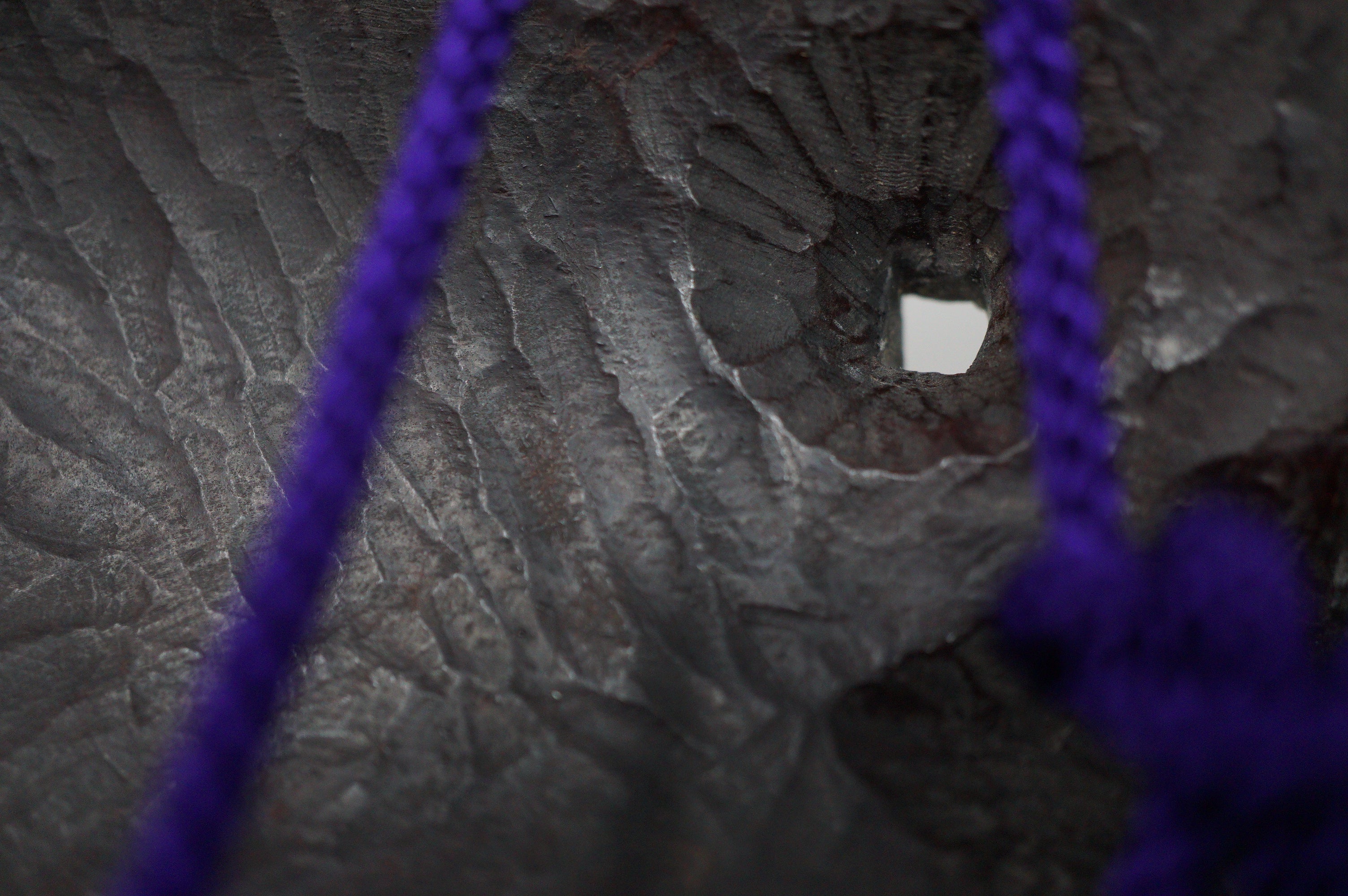 Japanese Yase Otoko Noh Theater Wooden Mask Finely Carved Original from Japan 1227F7