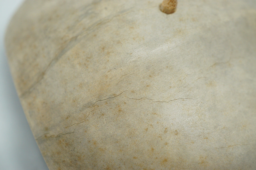 Japanese Yase Otoko Noh Theater Wooden Mask Finely Carved Original from Japan 1227F7