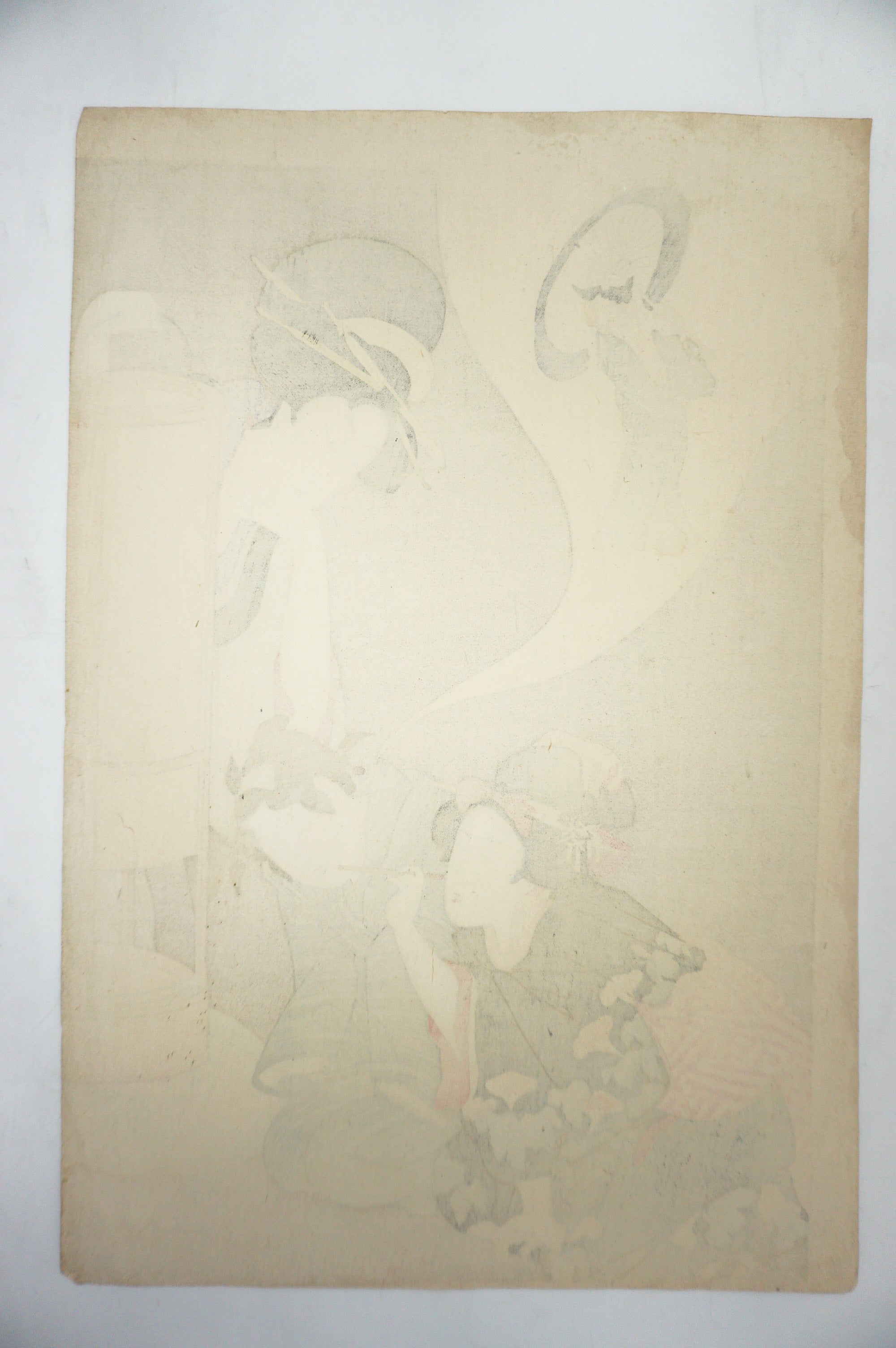 Japanischer Holzschnitt Recarved Edition von Kitagawa Utamaro – The Dreaming Boy 1105D8