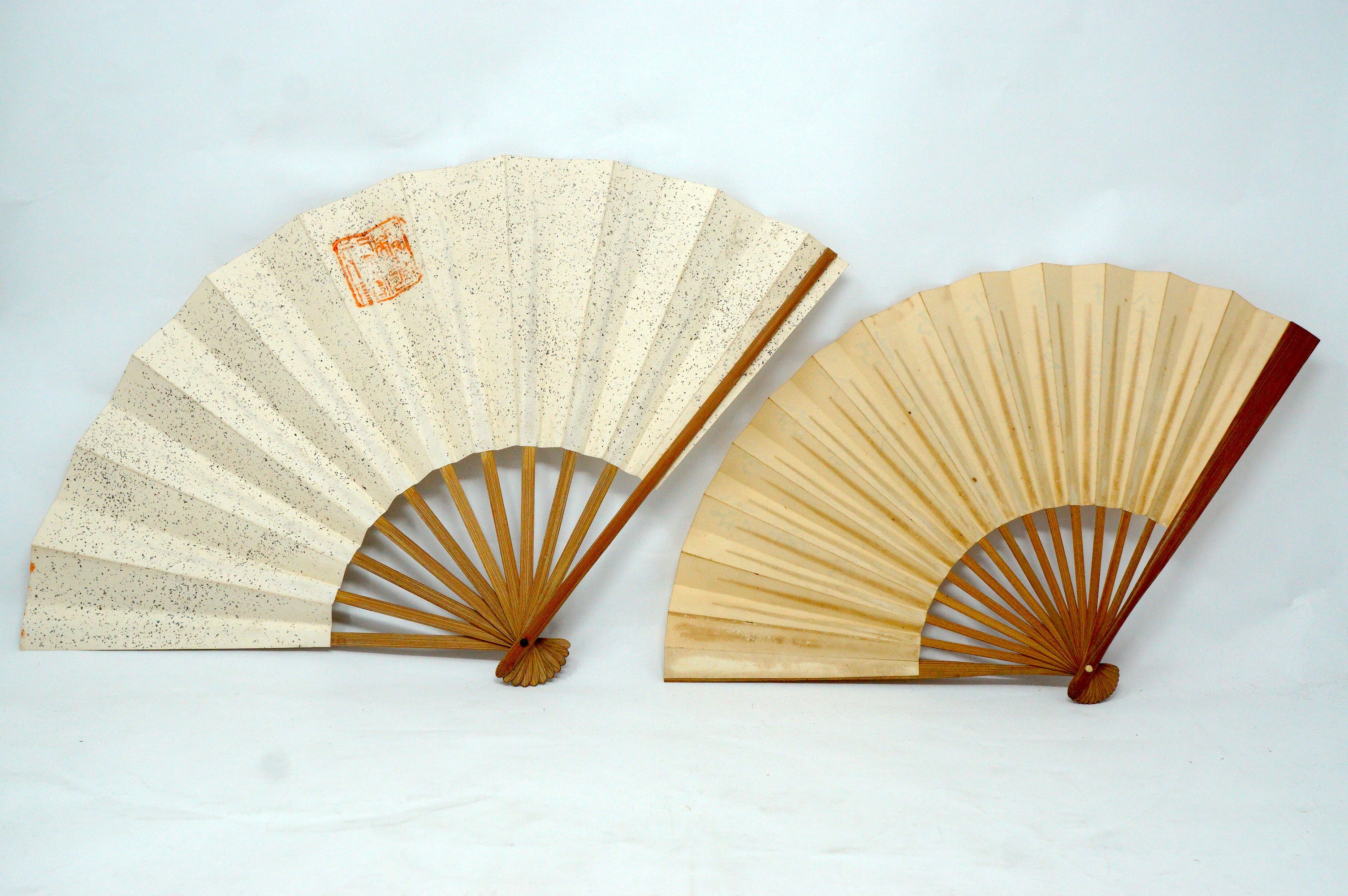 Japanische Sensu Faltfächer-Kollektion x10 Vintage Original 扇子 aus Japan 1127D8