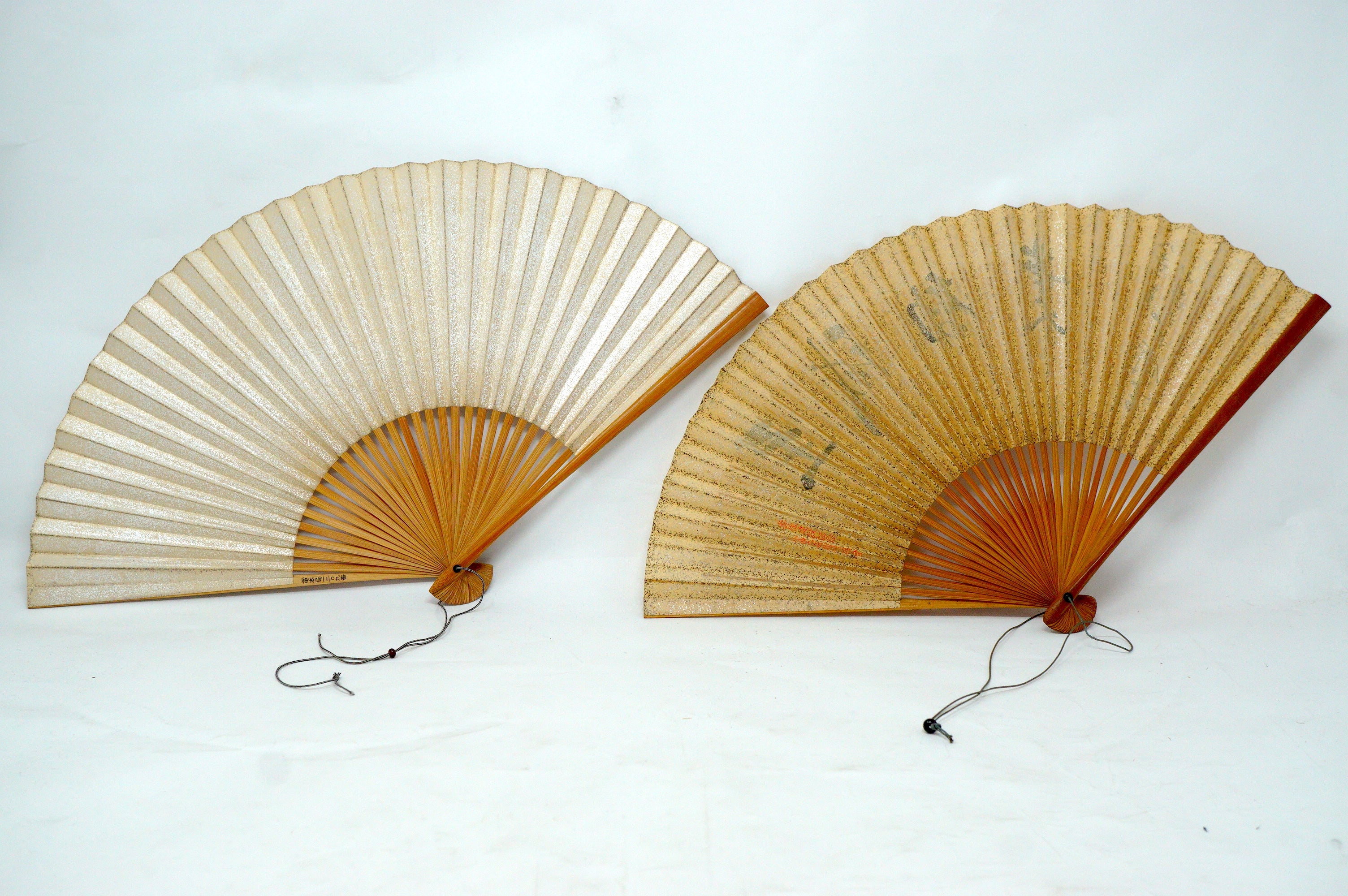 Japanische Sensu Faltfächer-Kollektion x10 Vintage Original 扇子 aus Japan 1127D8