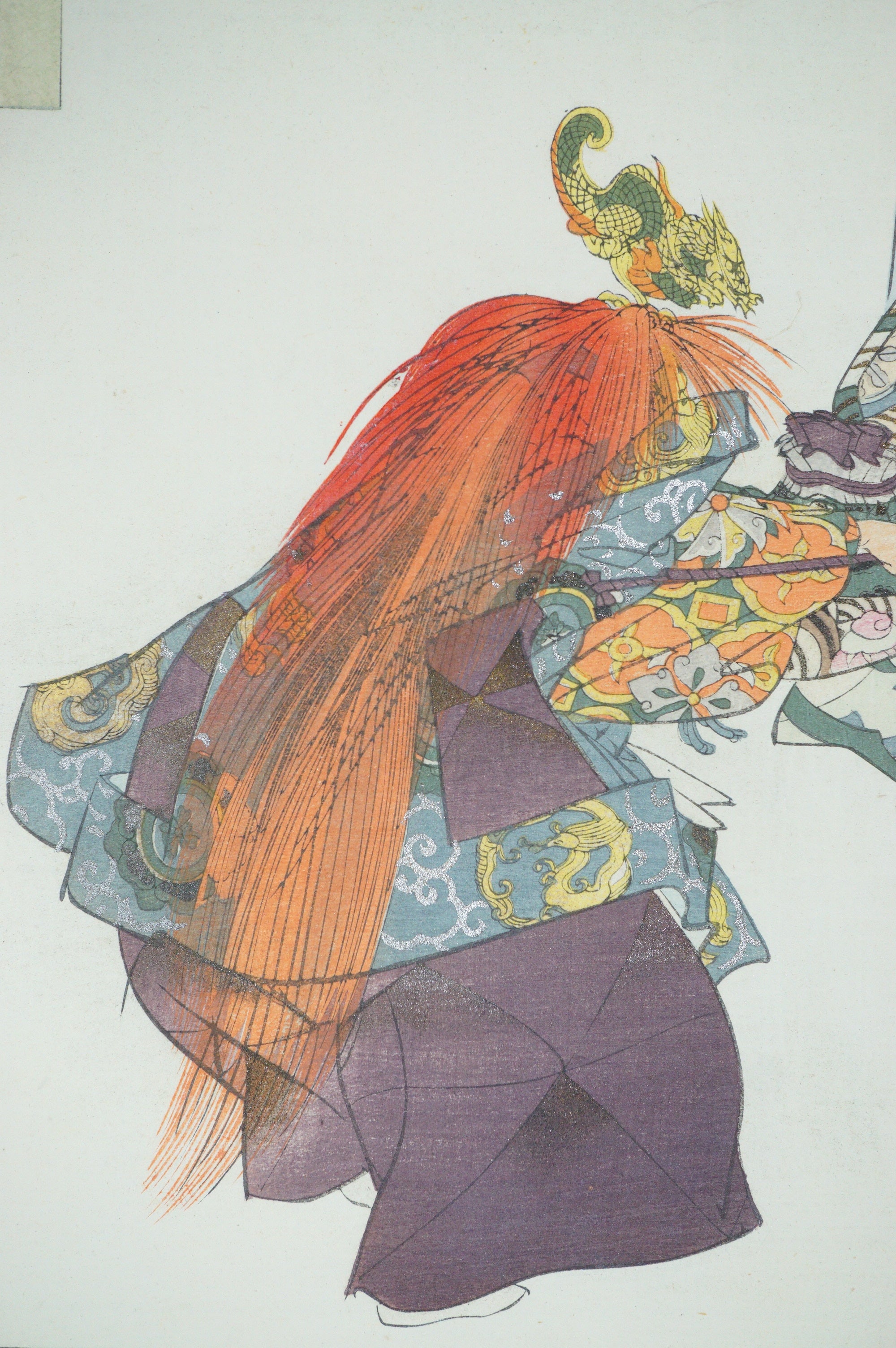 日本木版画原版，由日本月冈工业能剧或狂言剧团制作 1212D8