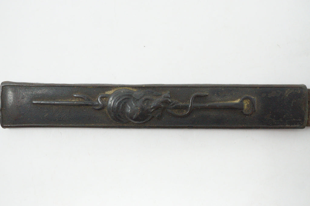Japanese Kozuka Knife Signed Iron Blade Antique Sword Accessories from Japan 0617G9