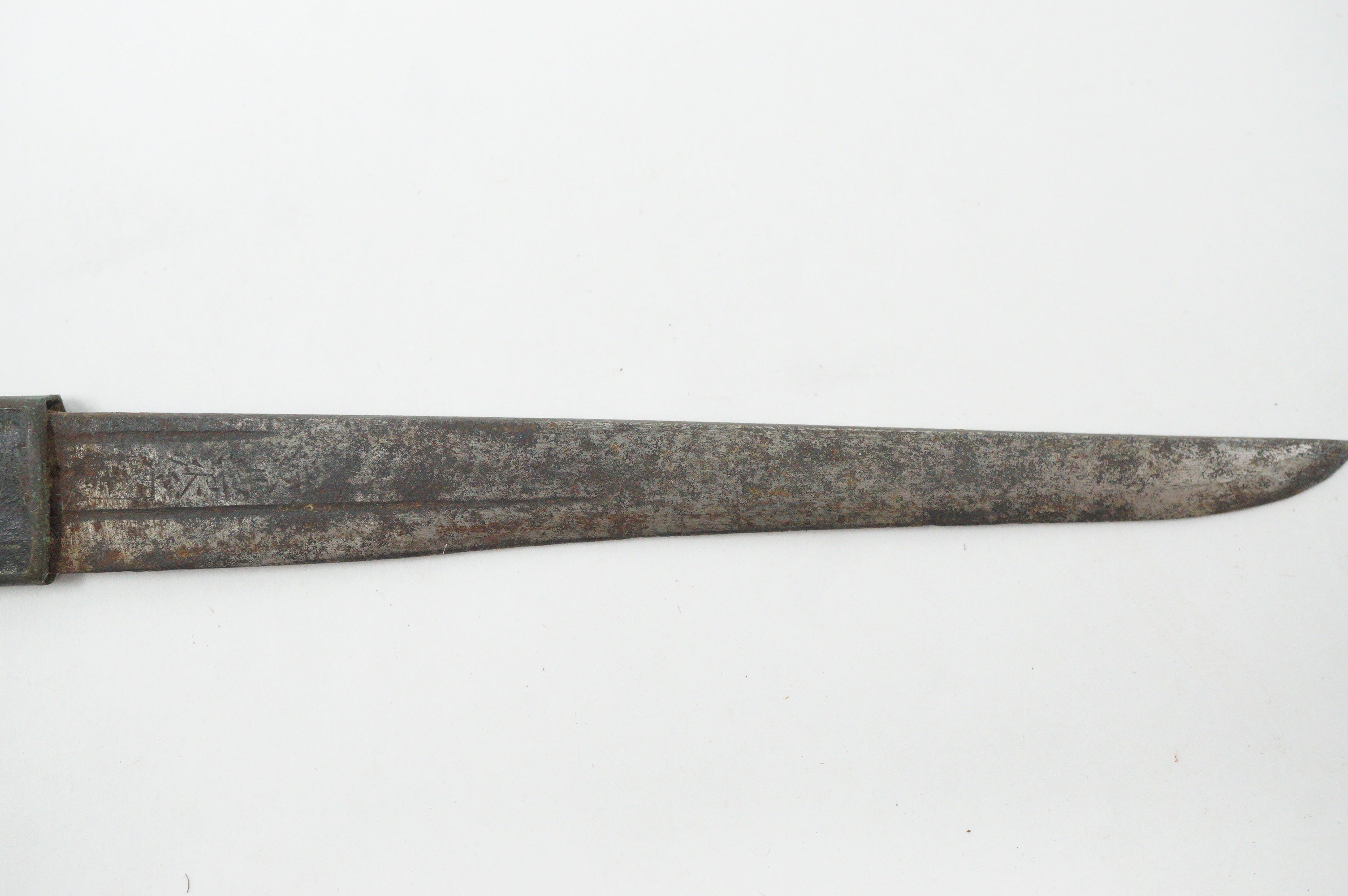 Japanese Kozuka Knife Signed Iron Blade Antique Sword Accessories from Japan 0617G9