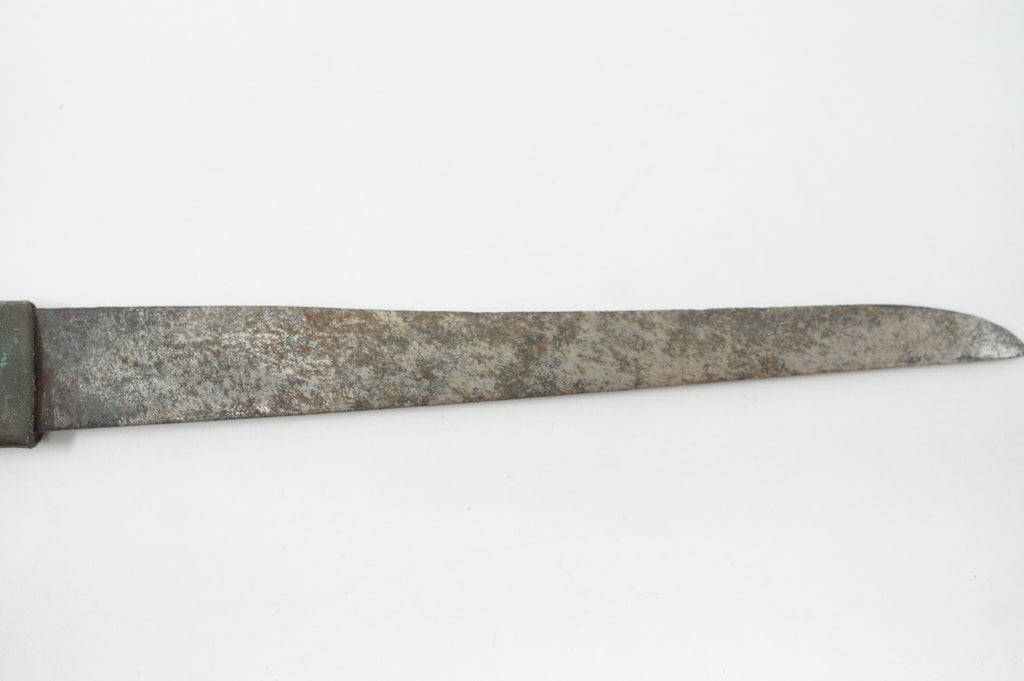 Japanese Kozuka Knife Signed Iron Blade Antique Sword Accessories from Japan 0617G9