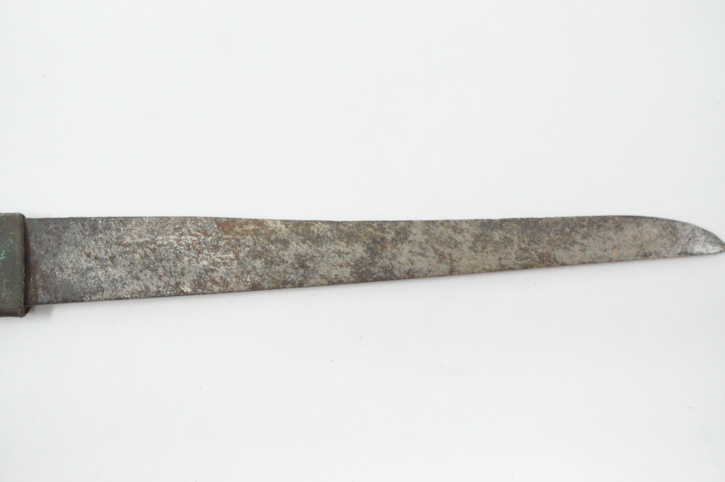 Japanese Kozuka Knife Signed Iron Blade Antique Sword Accessories from Japan 0617G9