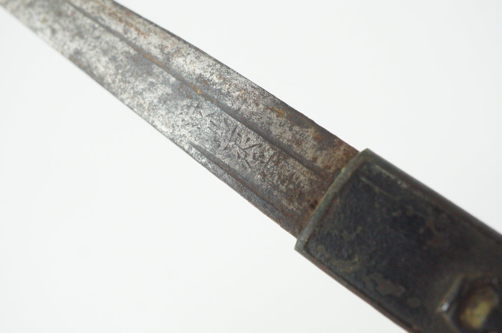 Japanese Kozuka Knife Signed Iron Blade Antique Sword Accessories from Japan 0617G9