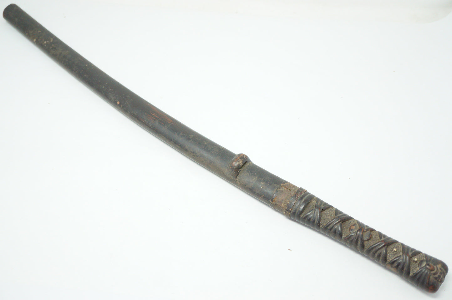 Japanese Tea-Sword Wooden Chato Chagatana Unique Antique Original from Japan 0619E9