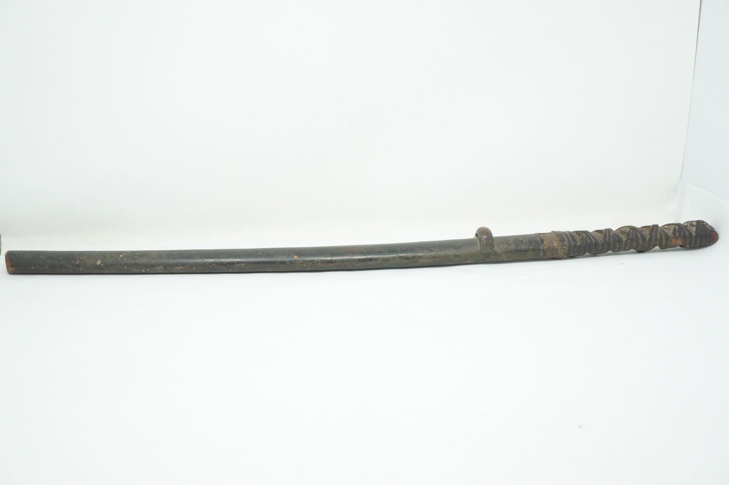 Japanese Tea-Sword Wooden Chato Chagatana Unique Antique Original from Japan 0619E9