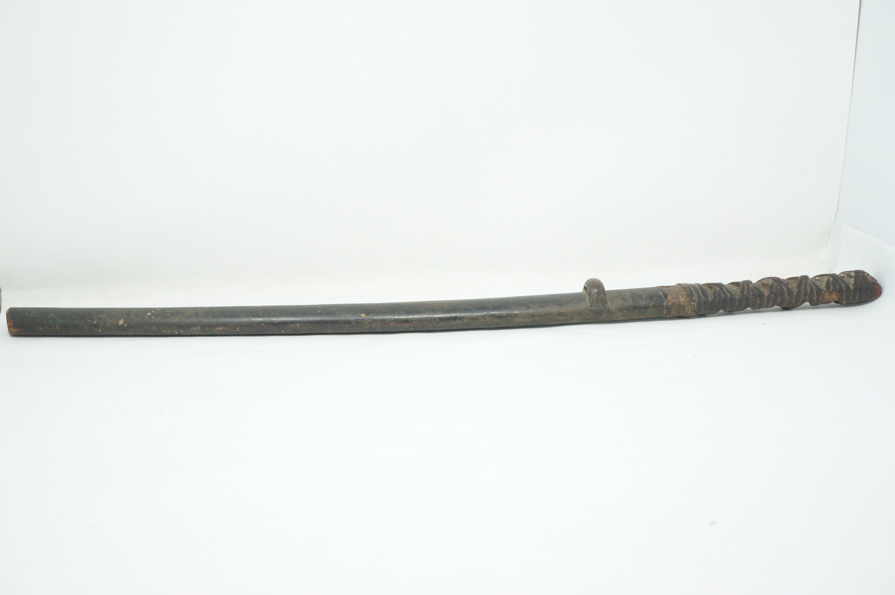 Japanese Tea-Sword Wooden Chato Chagatana Unique Antique Original from Japan 0619E9