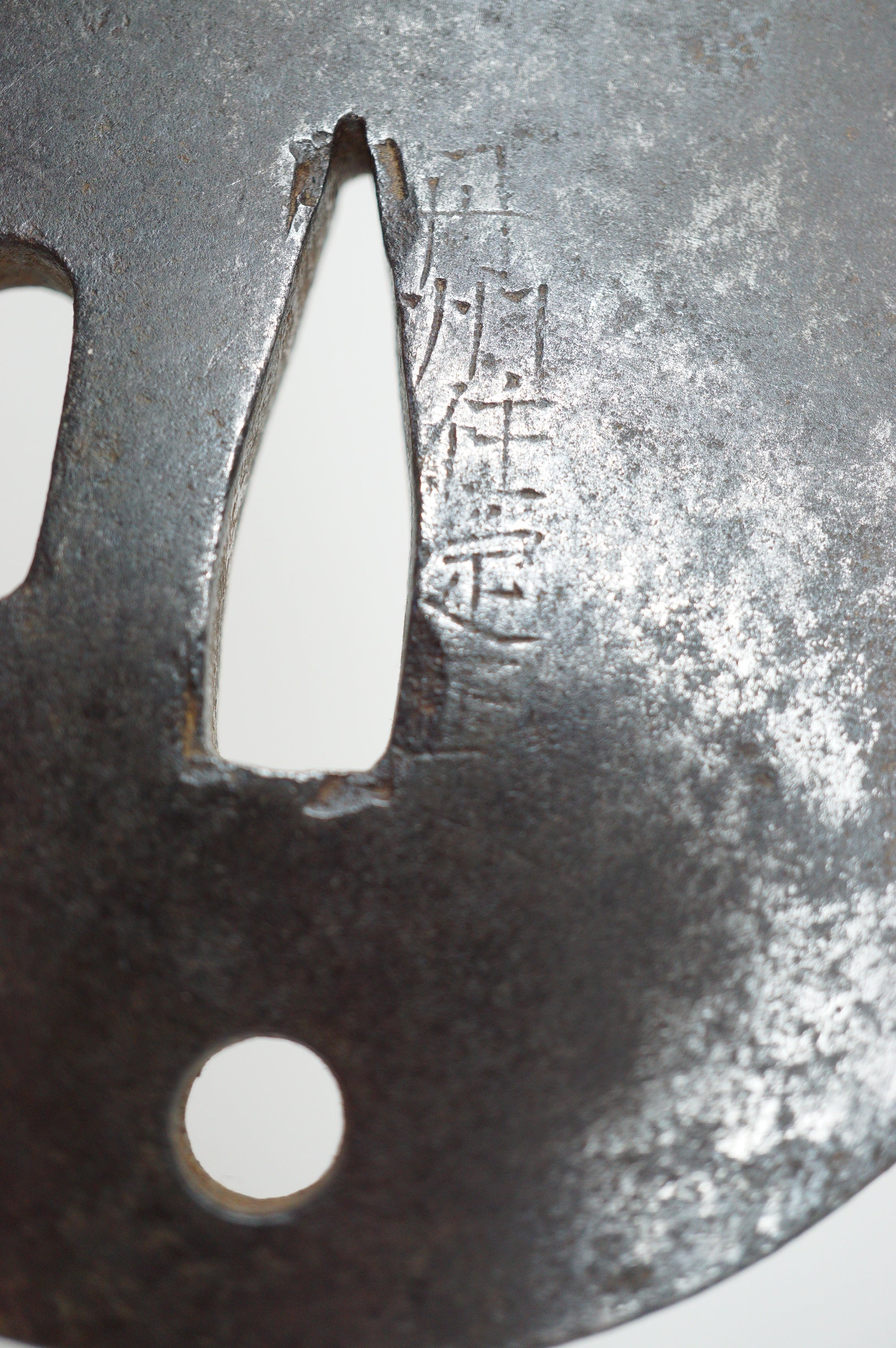 Japanese Katana Sword Parts Tsuka Handle Tiger Inlays Signed Tsuba Guard Original Set 0922F9