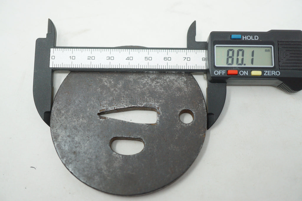 Japanese Katana Sword Parts Tsuka Handle Tiger Inlays Signed Tsuba Guard Original Set 0922F9