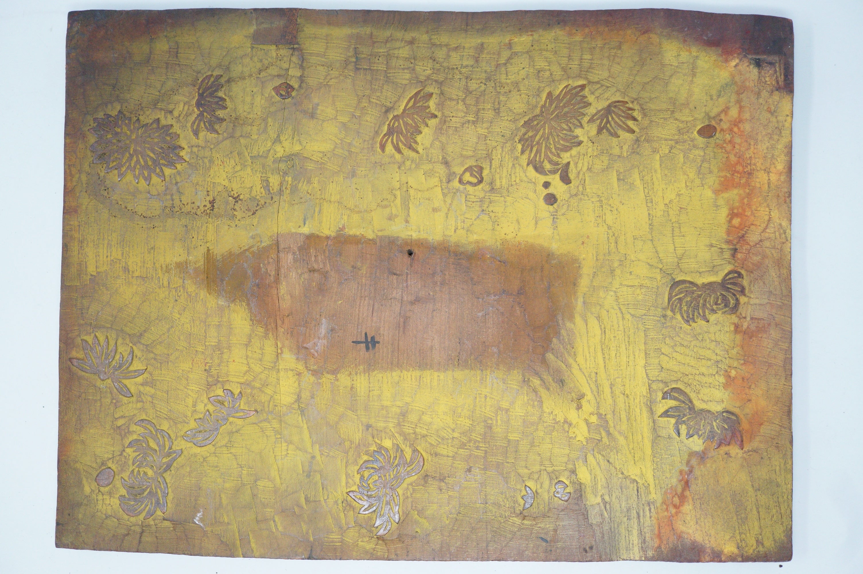 Japanischer Holzschnitt mit feinen Gravuren, signiertes Original aus Japan 0902E9