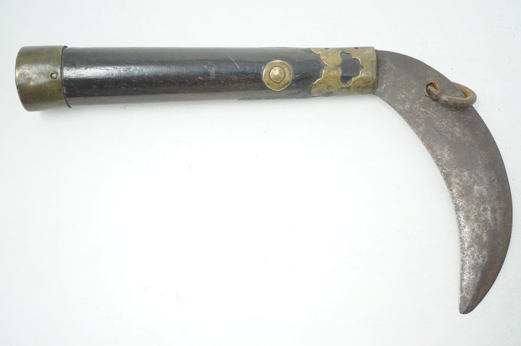 Japanese Kusarigama Antique Sickle Chain & Weights Original from Japan 1223F9