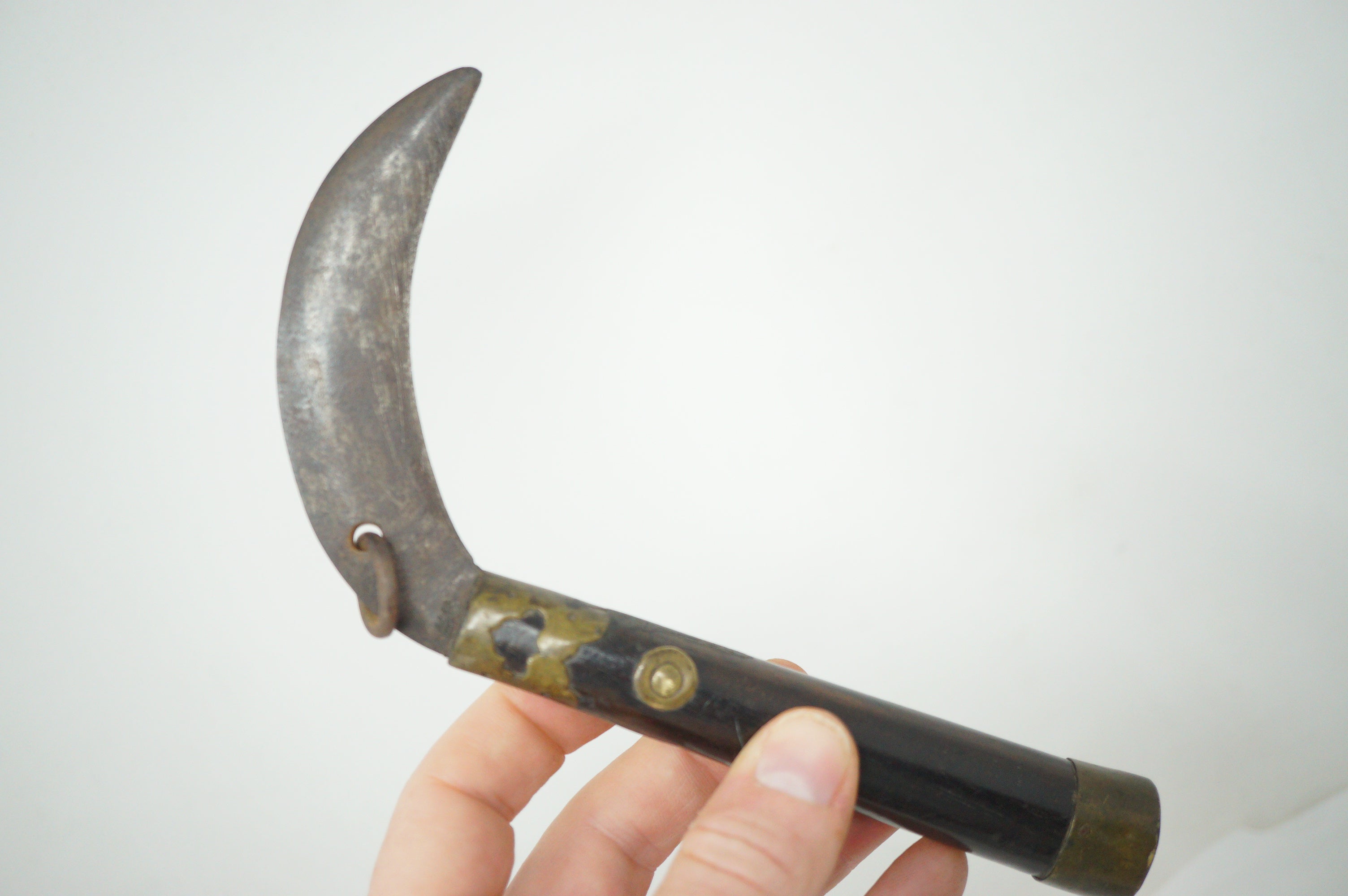 Japanese Kusarigama Antique Sickle Chain & Weights Original from Japan 1223F9