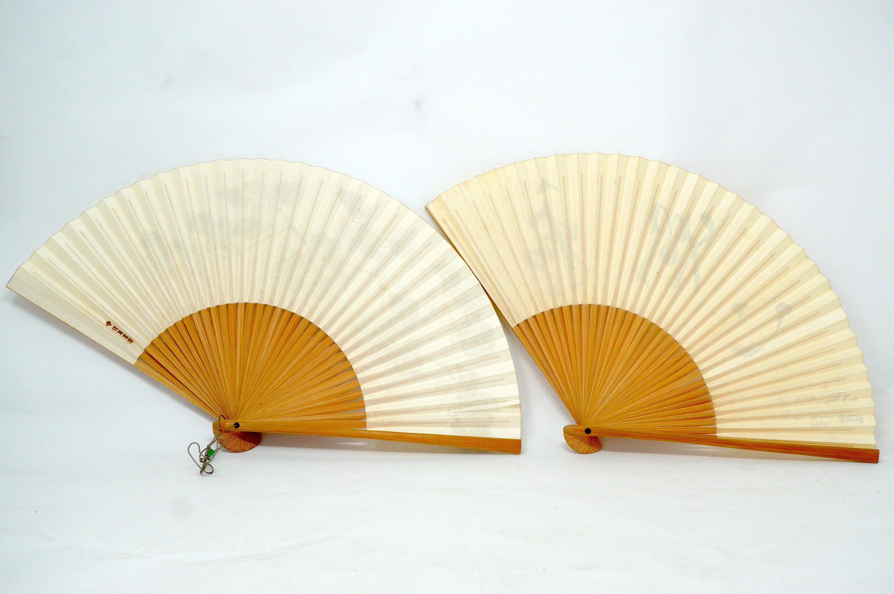 Japanische Sensu Faltfächer-Kollektion x10 Vintage Original 扇子 aus Japan 1127D9