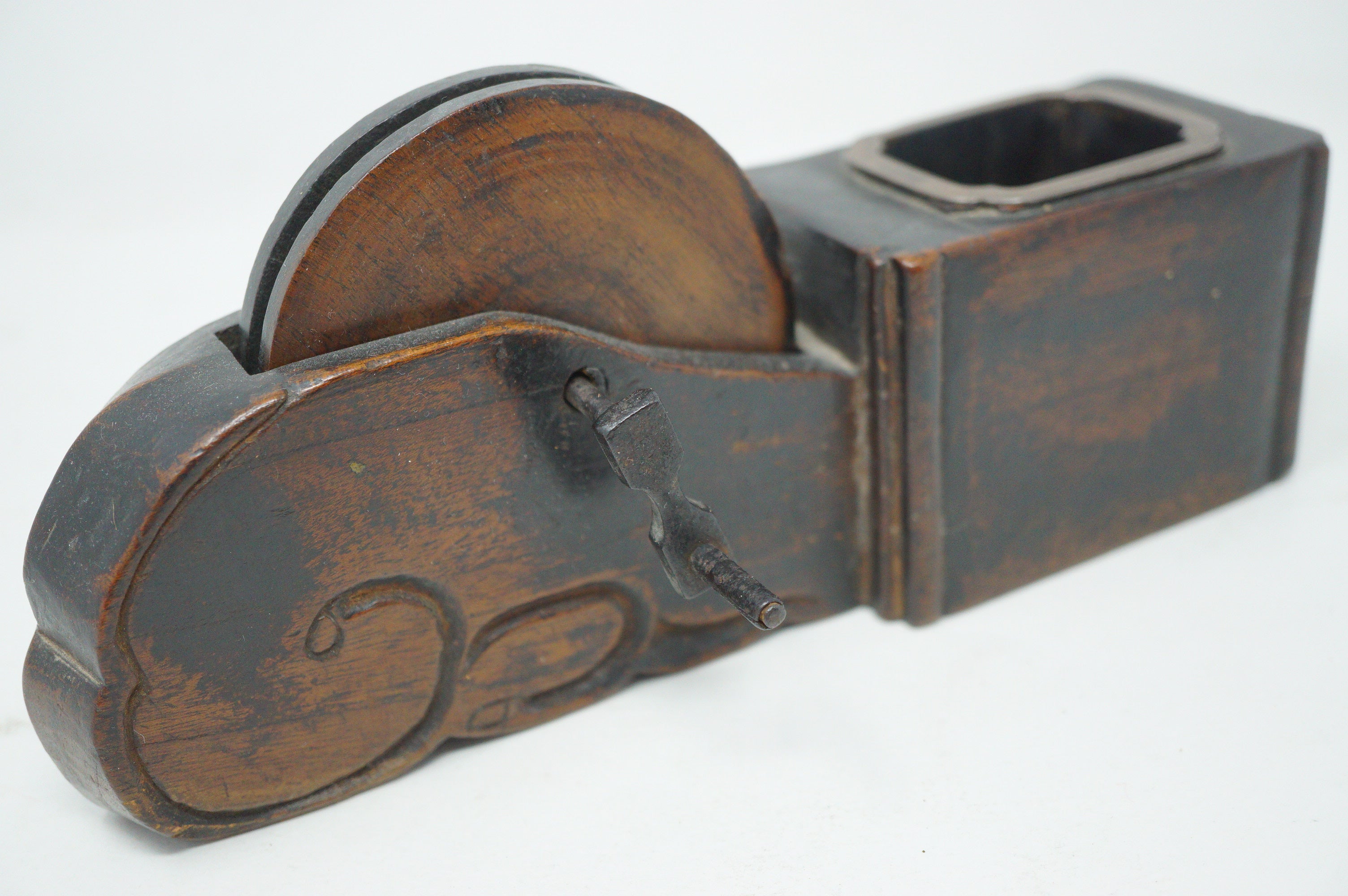 Antique Sumitsubo Carpentry Tool with silver pot 0602D9