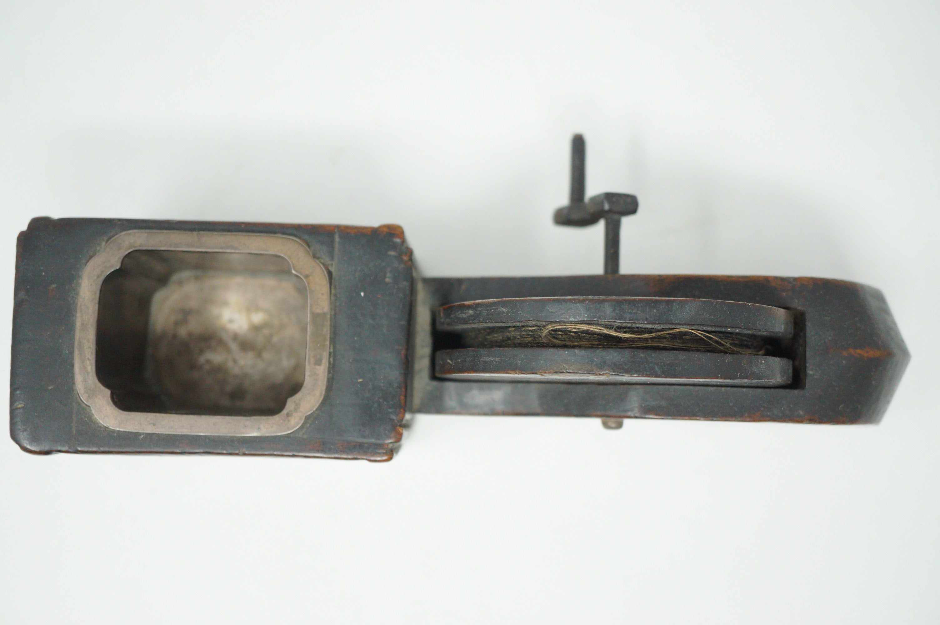 Antique Sumitsubo Carpentry Tool with silver pot 0602D9