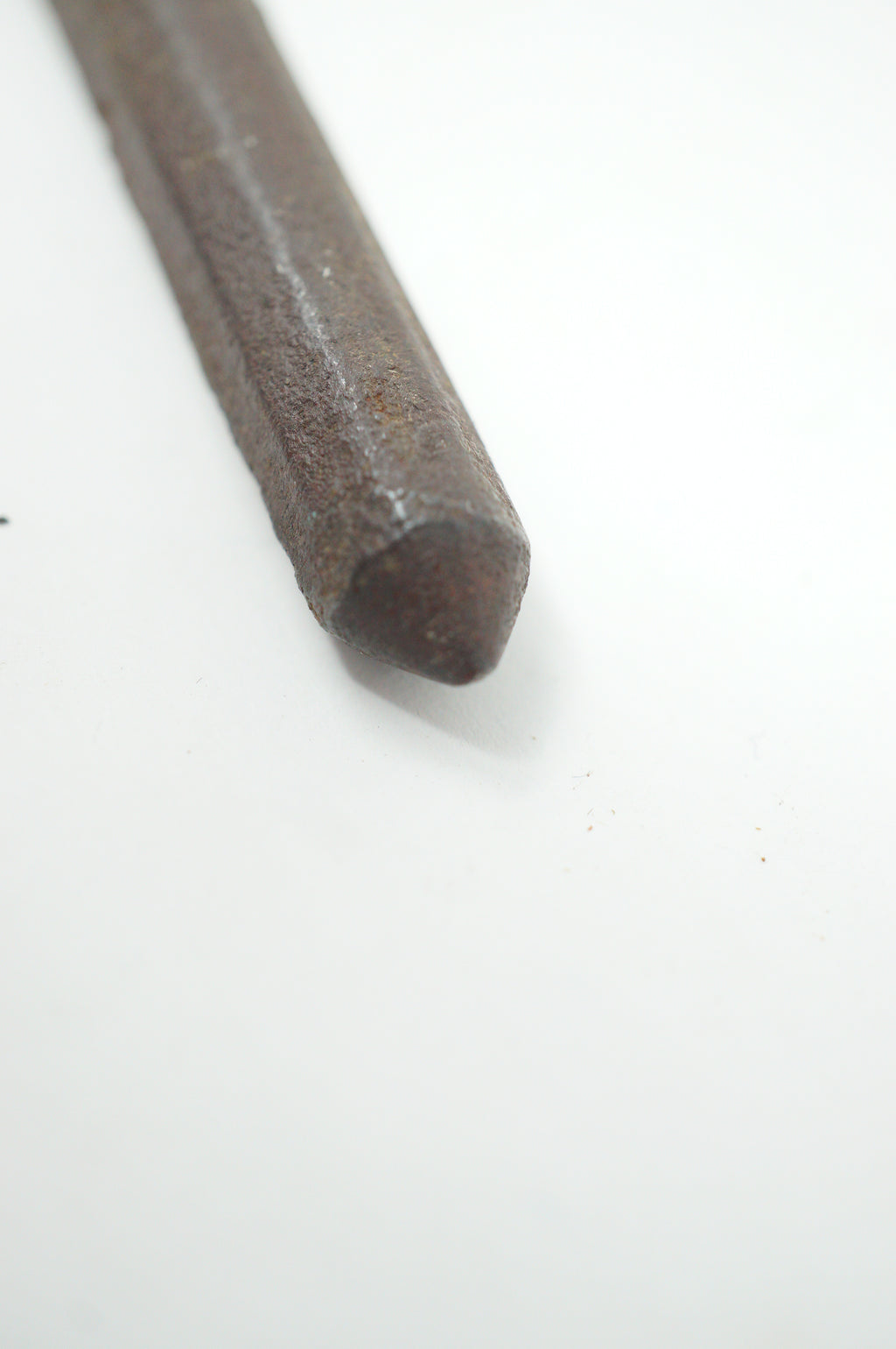 Antique Japanese Jute Iron Stick Edo Period Original from Japan 0331G9